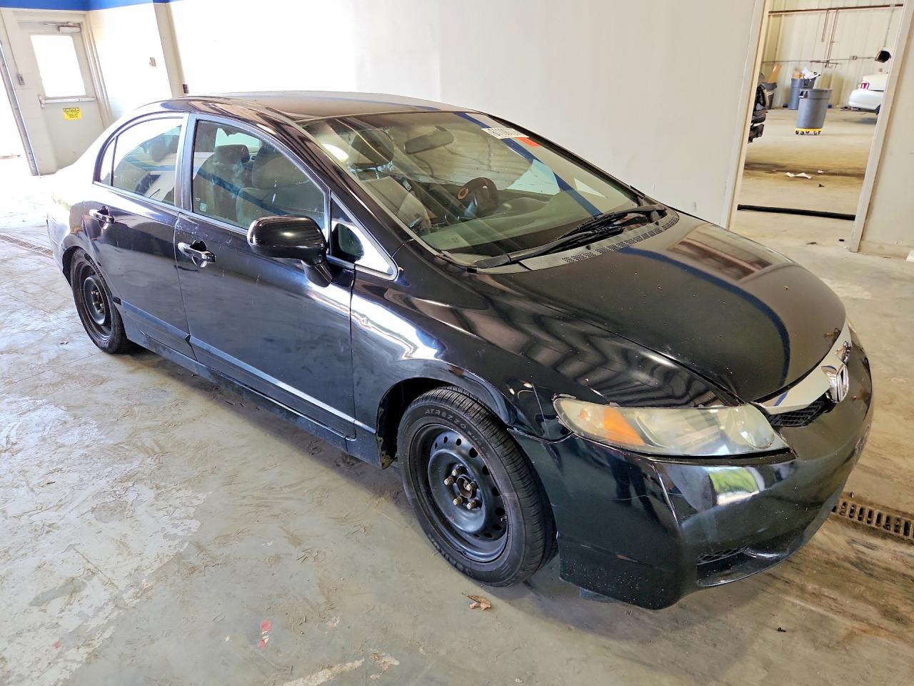 2010 Honda Civic Lx Black vin: 2HGFA1F52AH555403