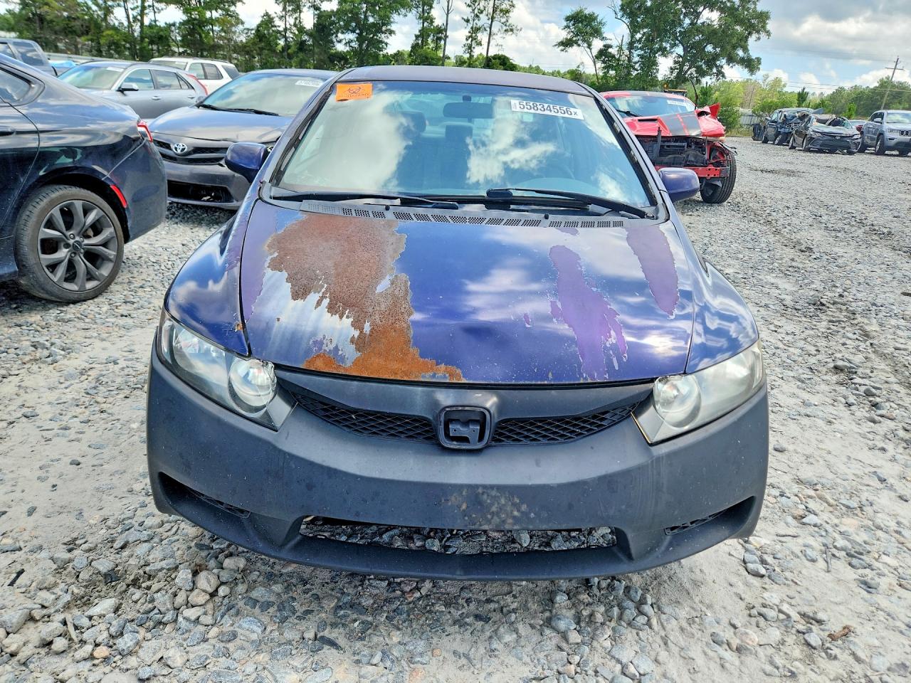 2010 Honda Civic Lx Синий vin: 2HGFA1F52AH567910
