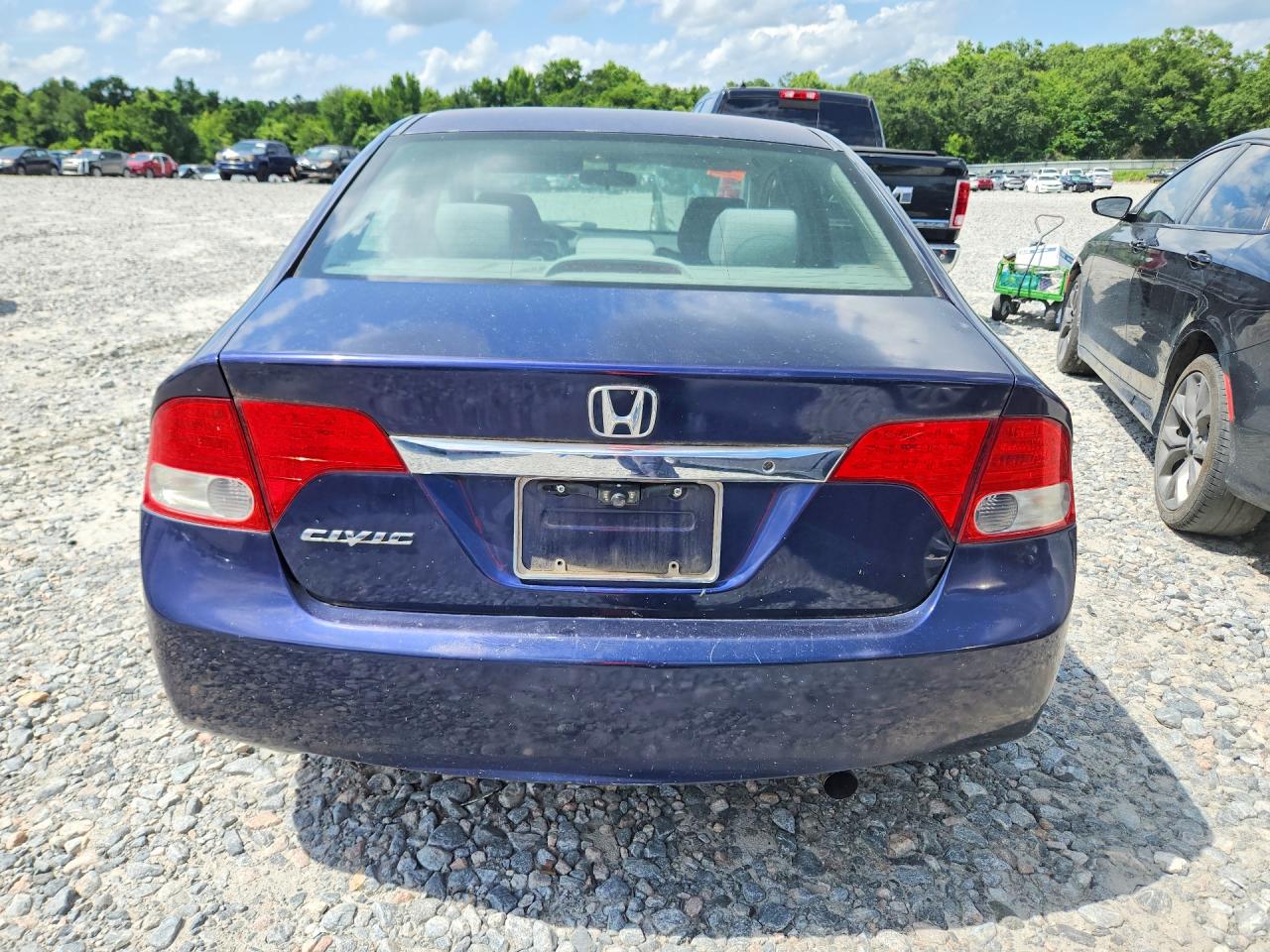 2010 Honda Civic Lx Синий vin: 2HGFA1F52AH567910