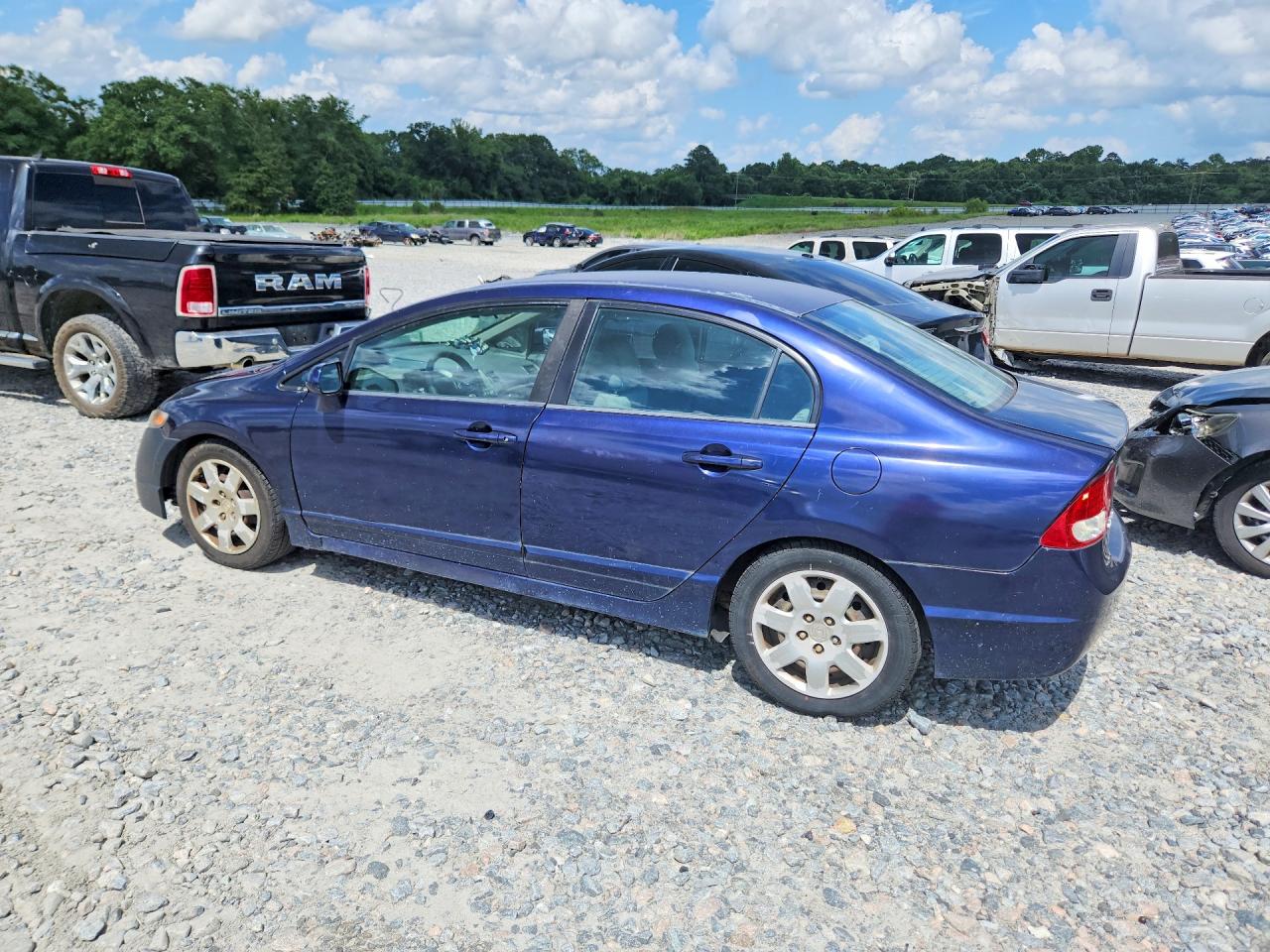 2010 Honda Civic Lx Синий vin: 2HGFA1F52AH567910