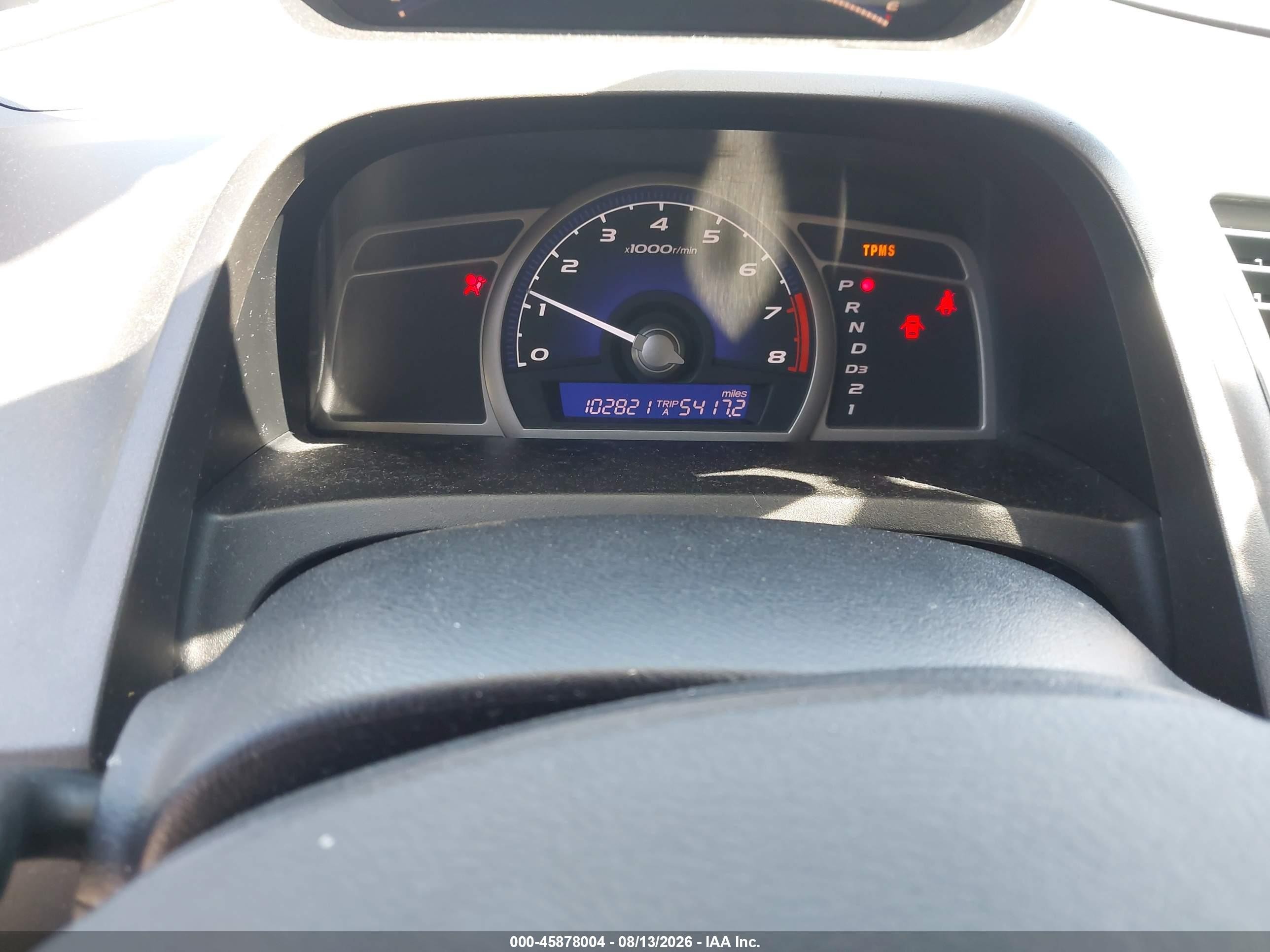 2010 Honda Civic Lx Dark Blue vin: 2HGFA1F52AH578924