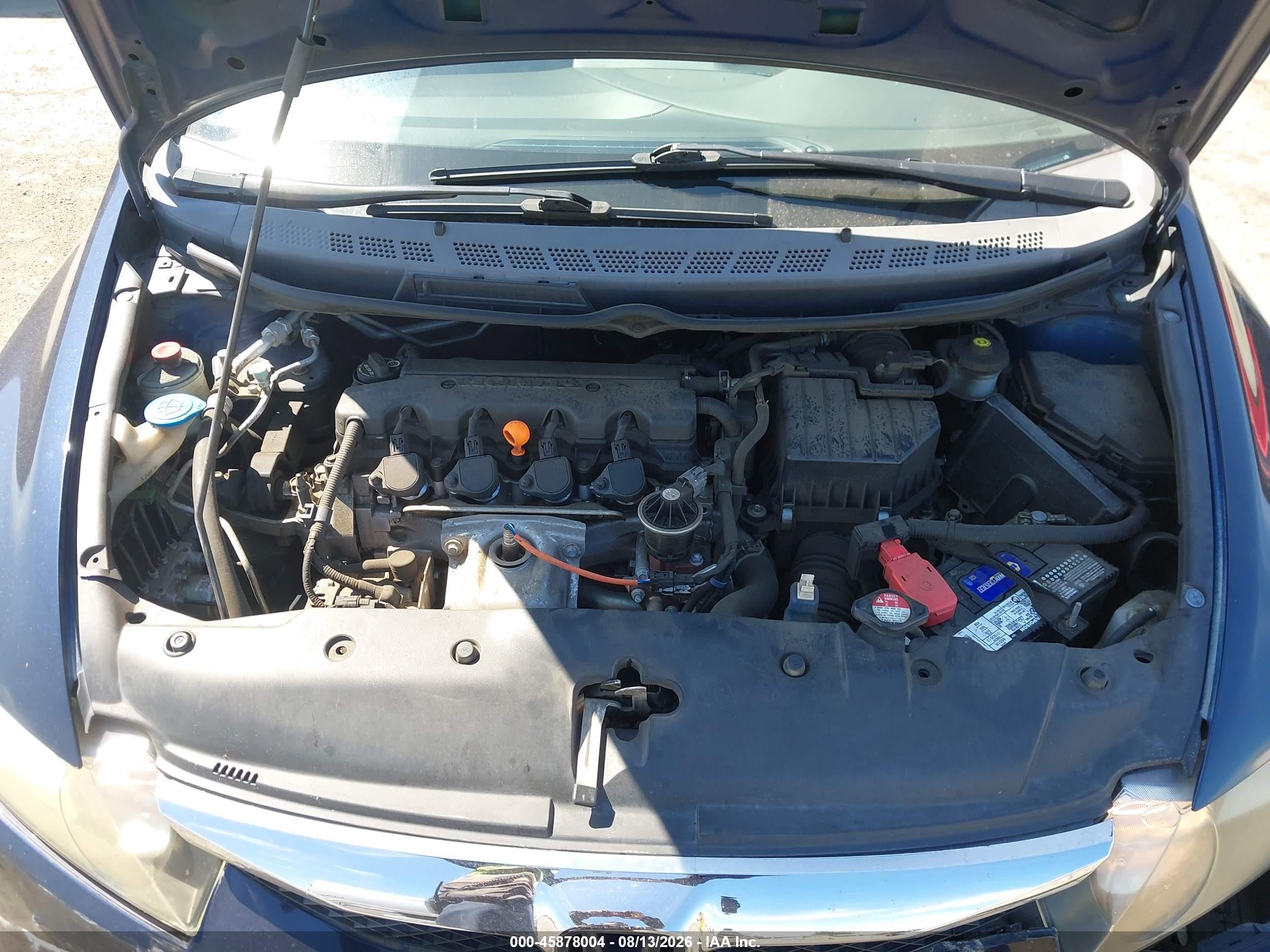 2010 Honda Civic Lx Dark Blue vin: 2HGFA1F52AH578924