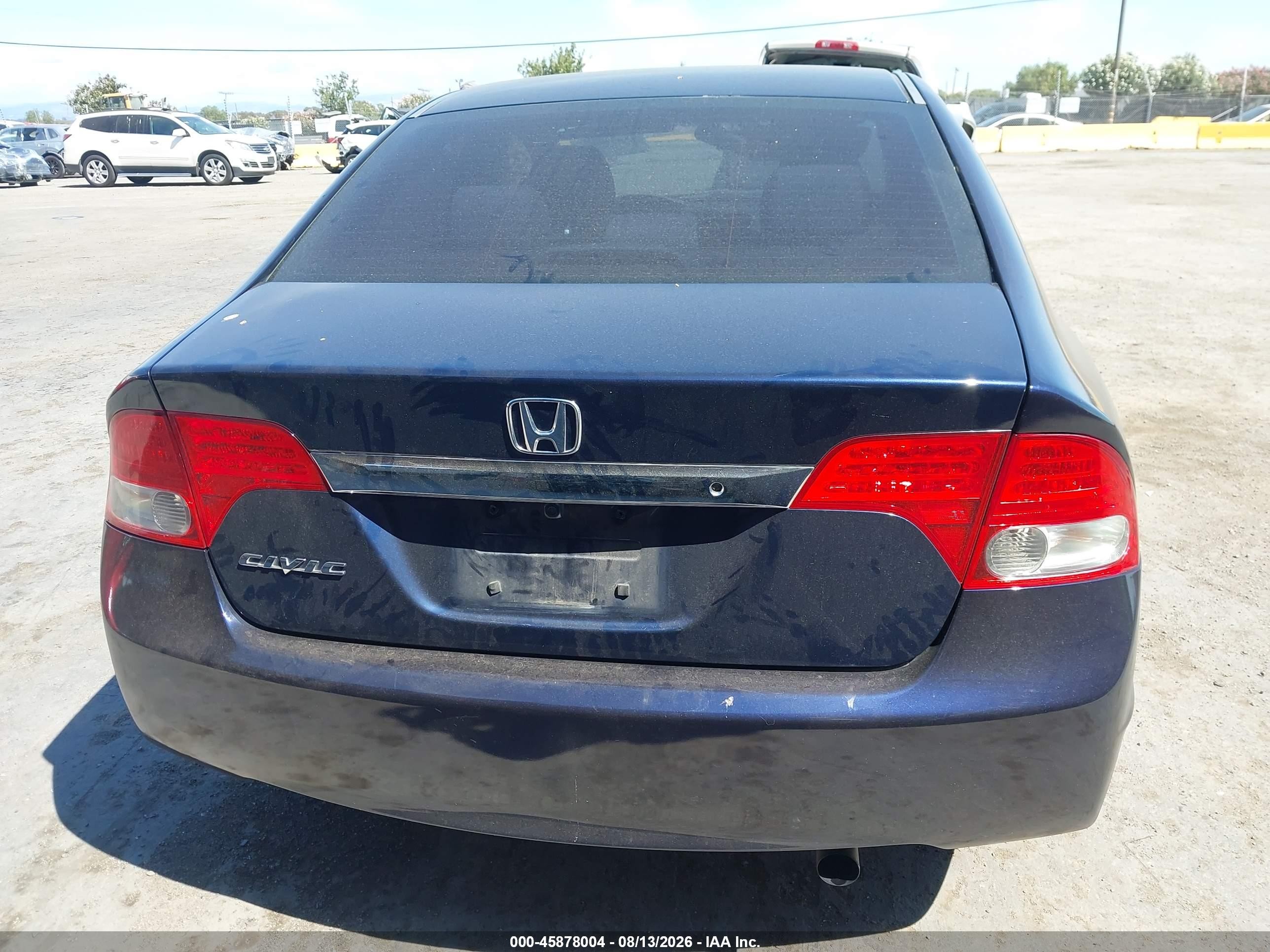 2010 Honda Civic Lx Dark Blue vin: 2HGFA1F52AH578924