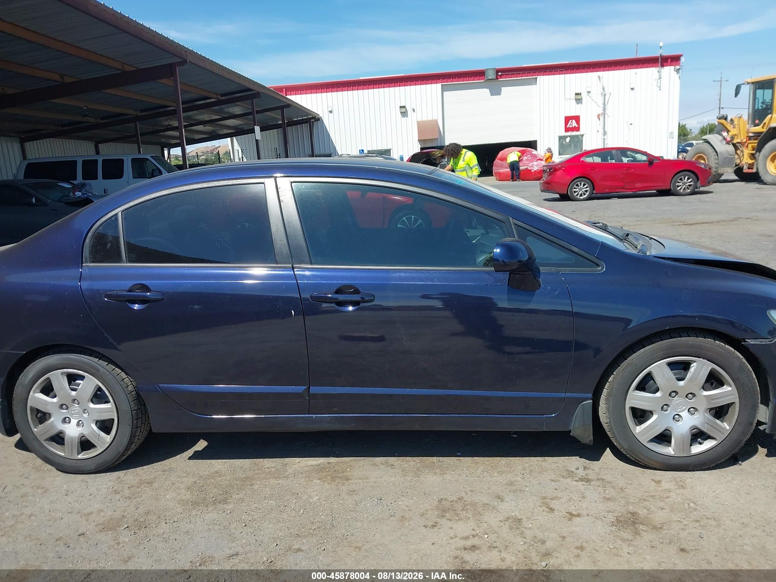 2010 Honda Civic Lx Dark Blue vin: 2HGFA1F52AH578924