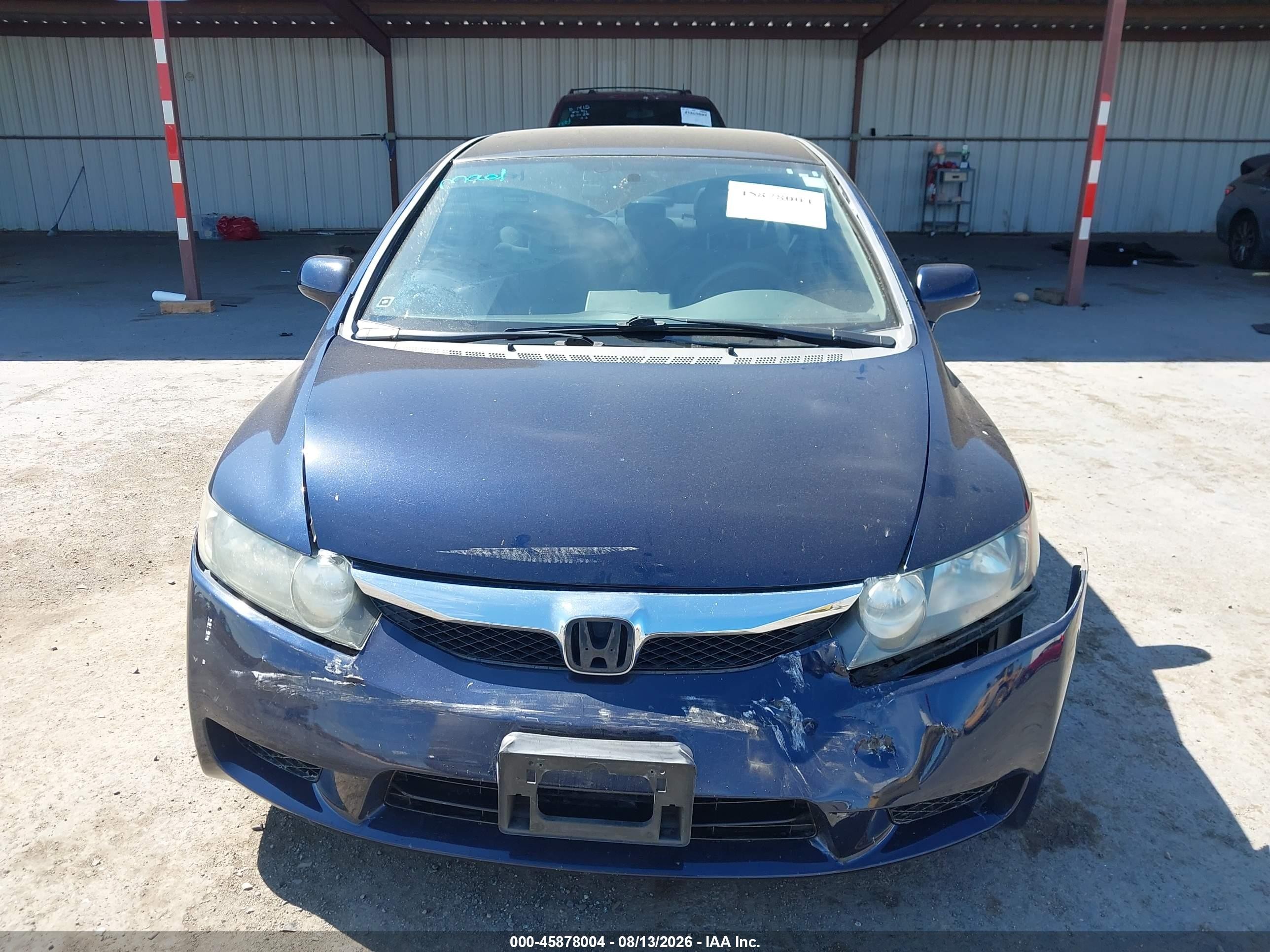 2010 Honda Civic Lx Dark Blue vin: 2HGFA1F52AH578924