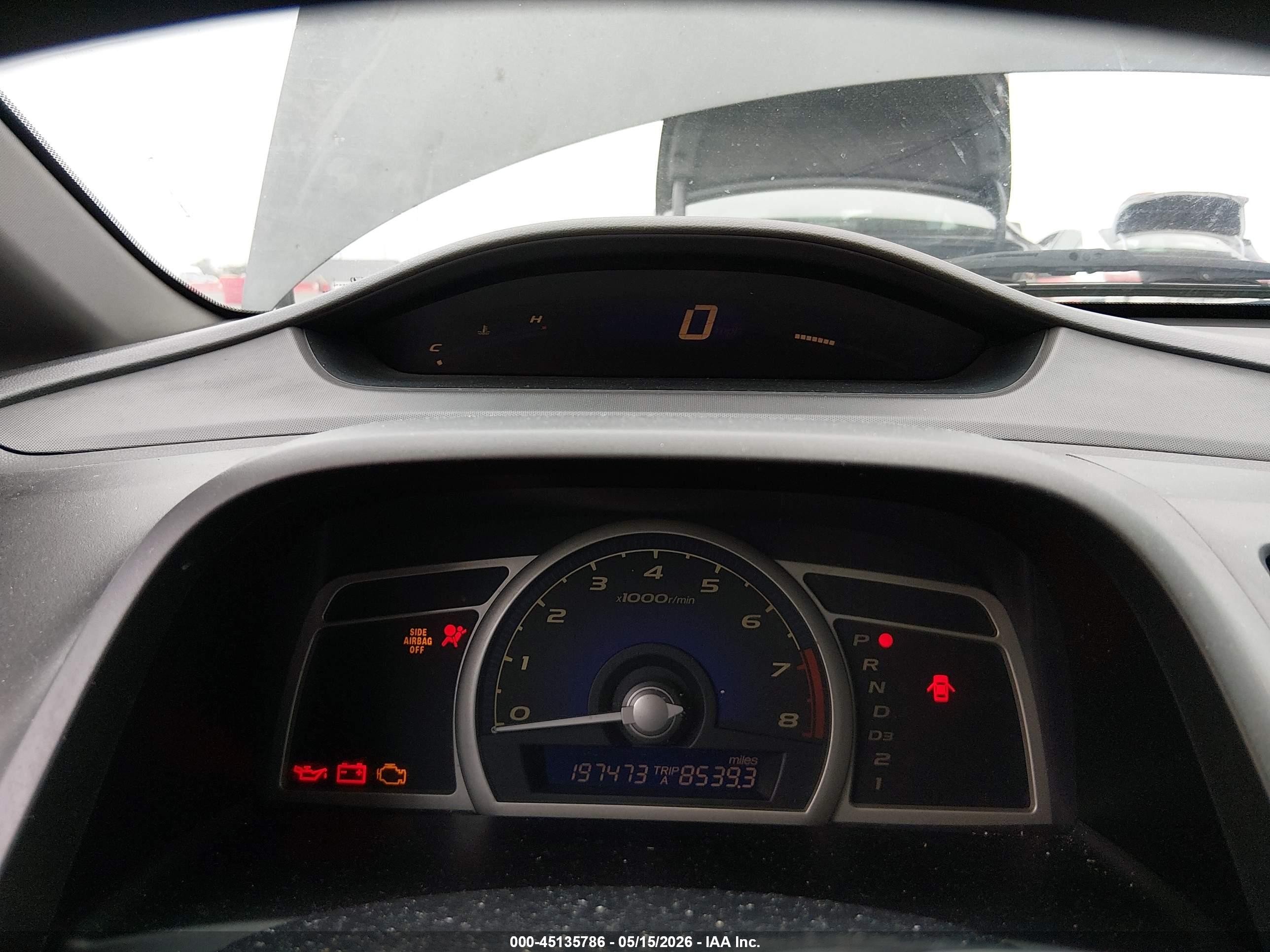 2010 Honda Civic Lx Gray vin: 2HGFA1F52AH585422