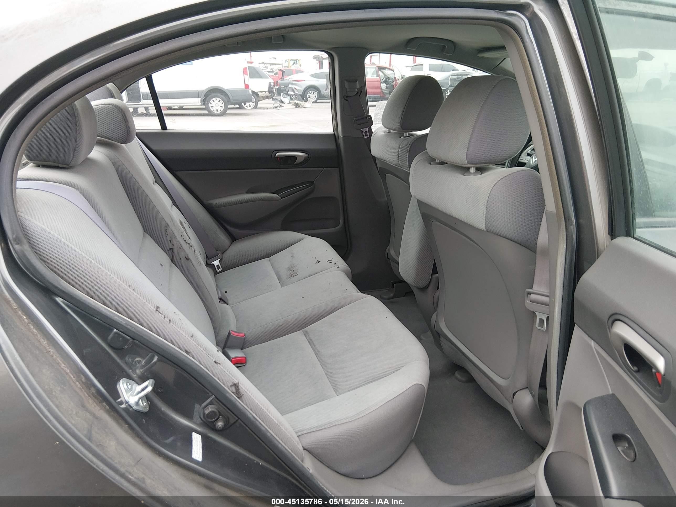 2010 Honda Civic Lx Gray vin: 2HGFA1F52AH585422