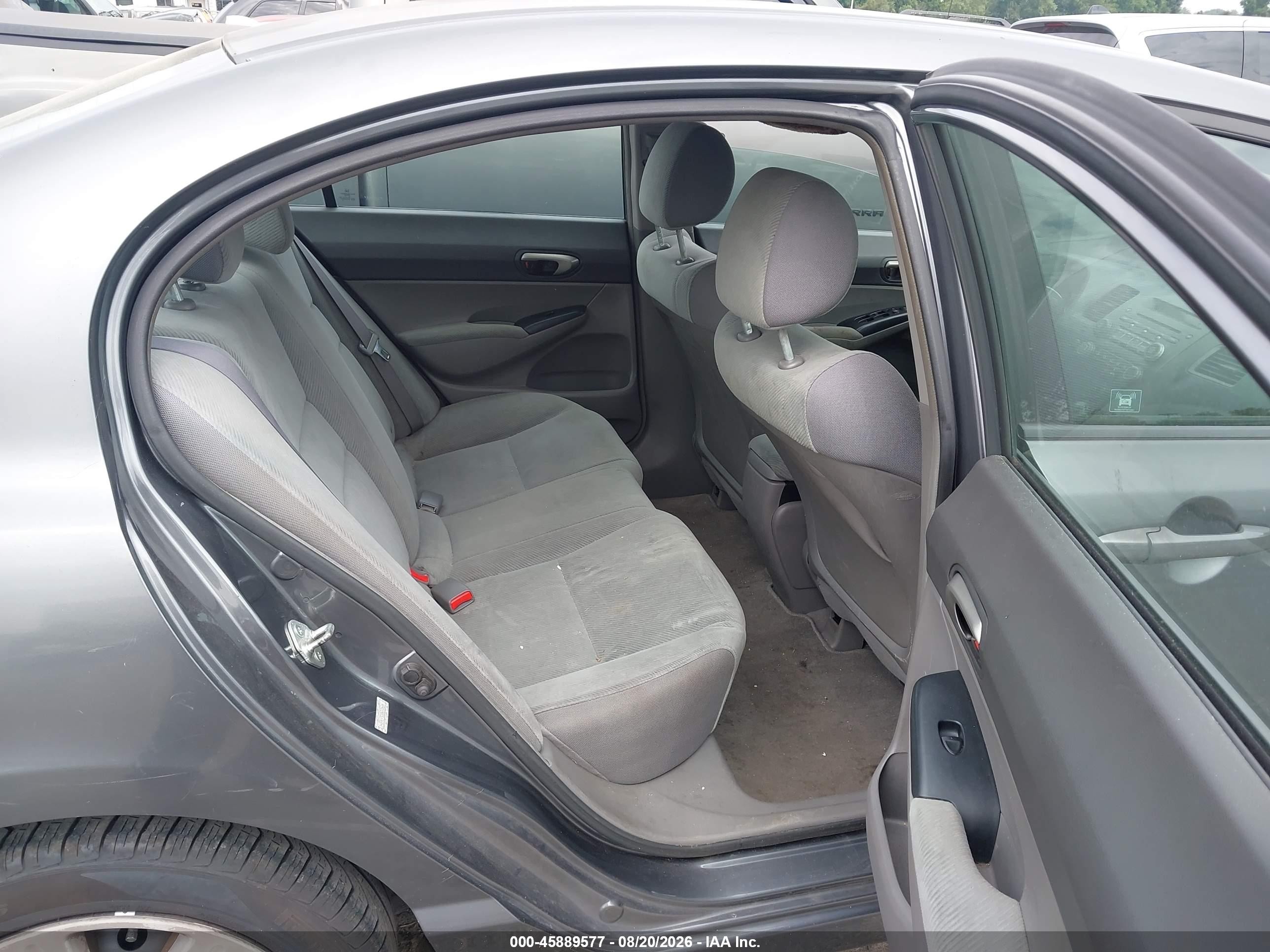 2011 Honda Civic Lx Gray vin: 2HGFA1F52BH300624