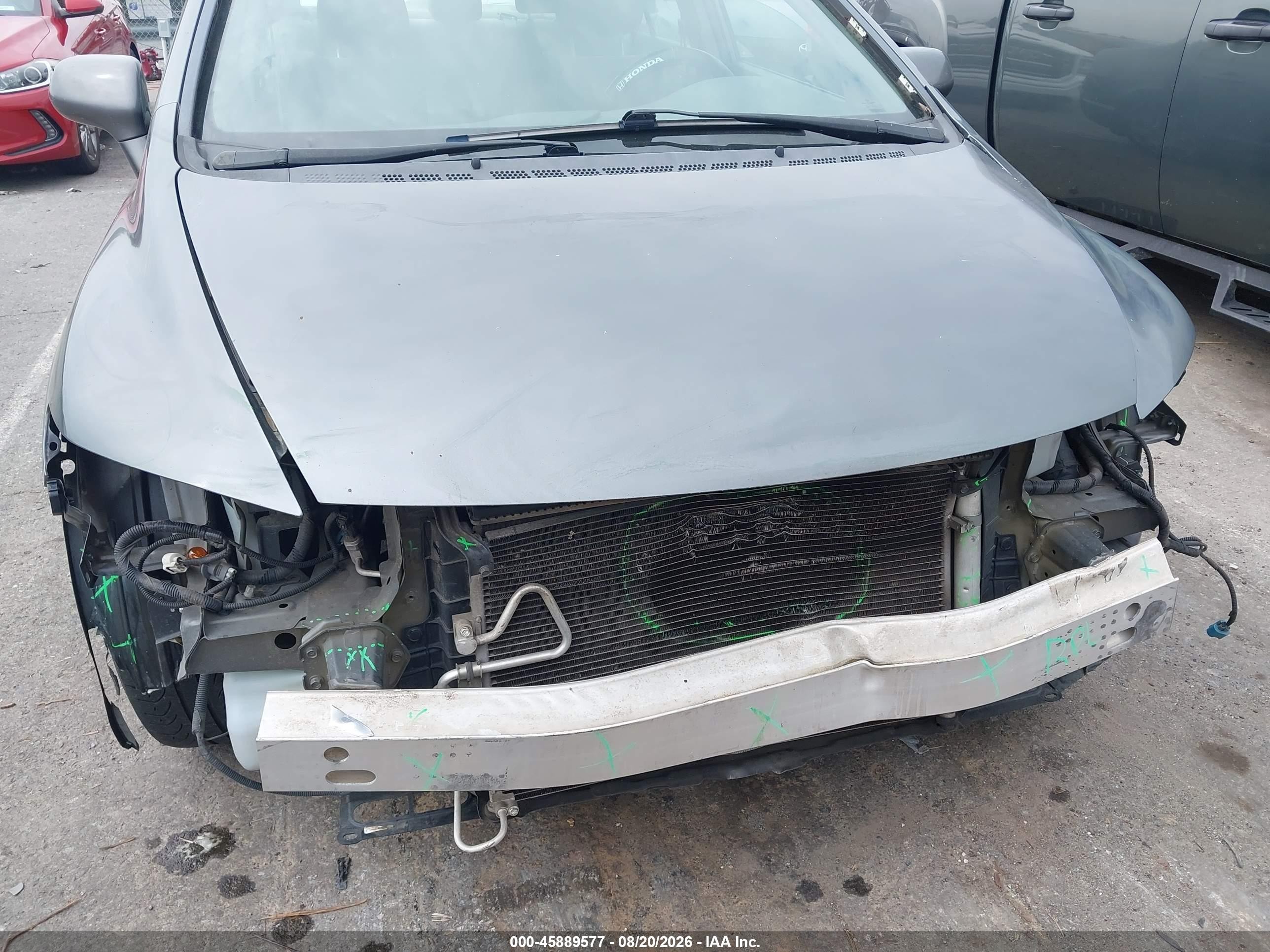 2011 Honda Civic Lx Gray vin: 2HGFA1F52BH300624