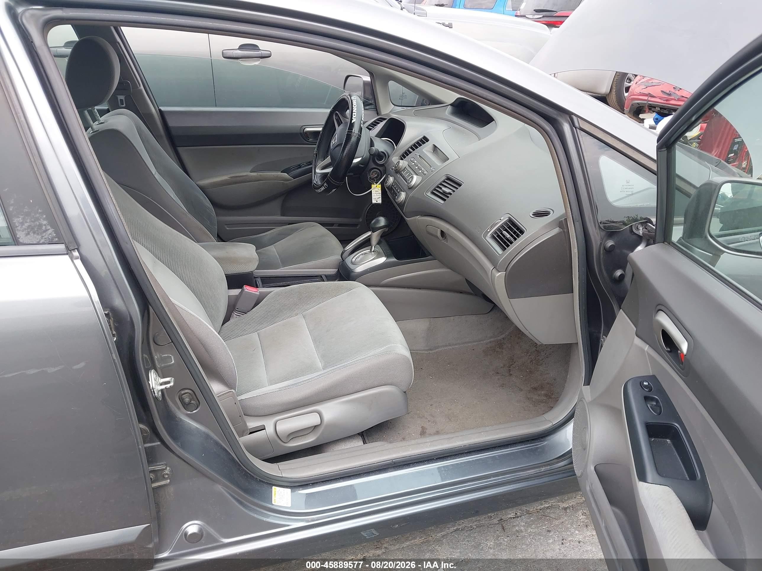 2011 Honda Civic Lx Gray vin: 2HGFA1F52BH300624