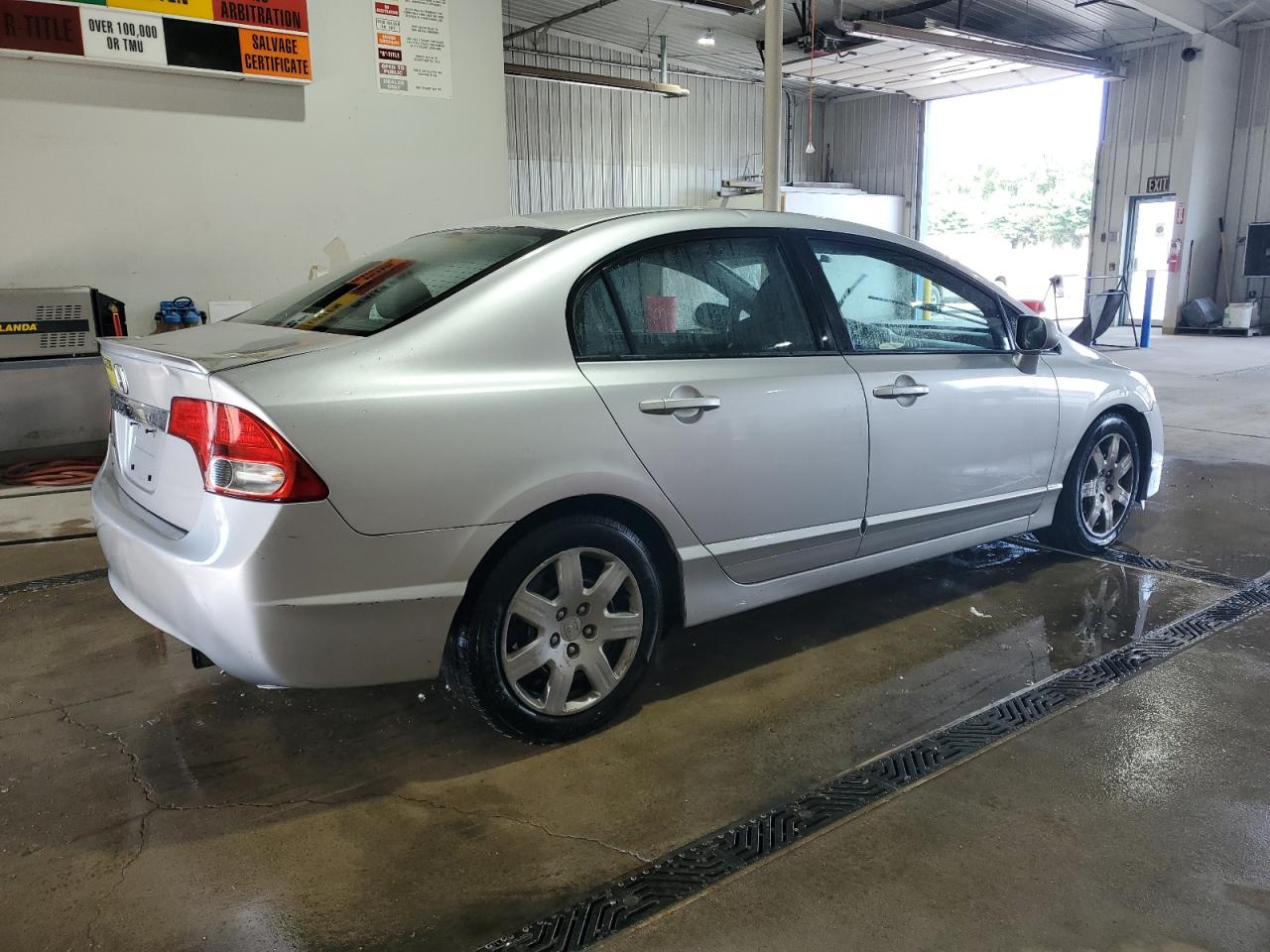 2011 Honda Civic Lx Silver vin: 2HGFA1F52BH307475