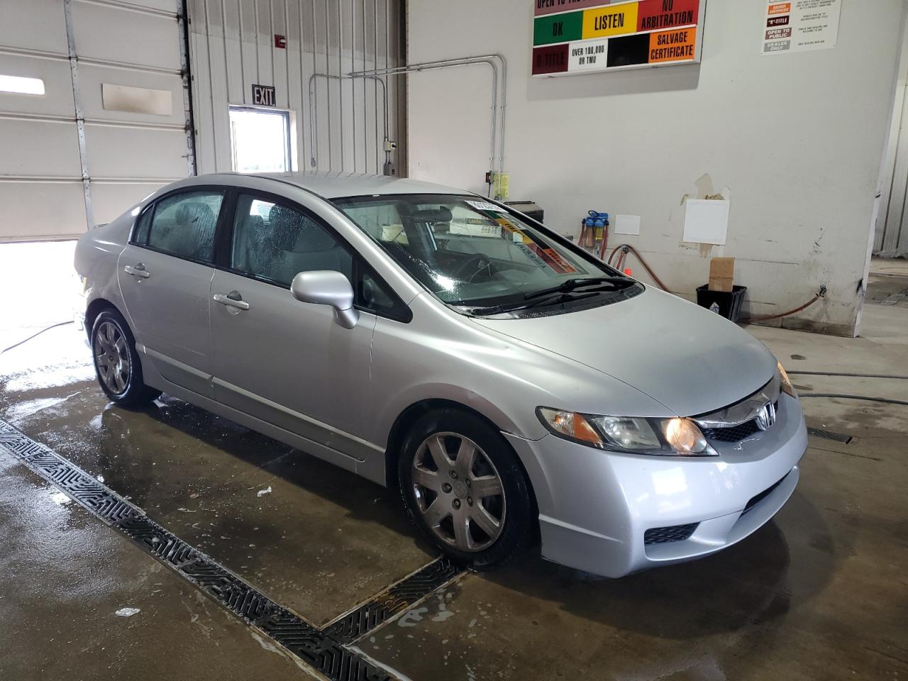 2011 Honda Civic Lx Silver vin: 2HGFA1F52BH307475
