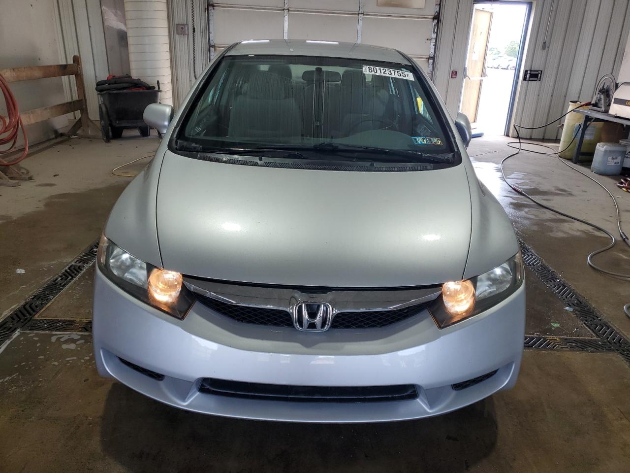 2011 Honda Civic Lx Silver vin: 2HGFA1F52BH307475