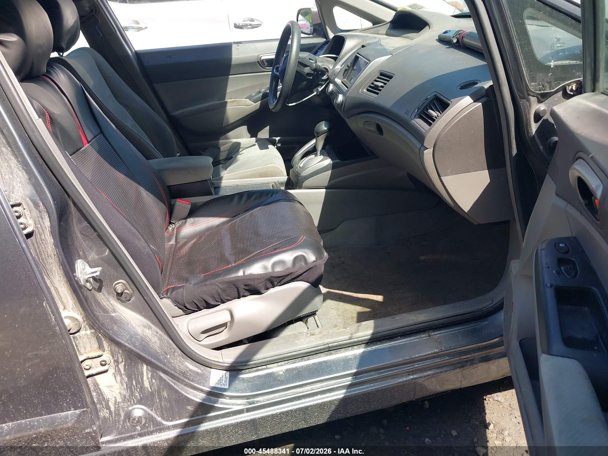 2011 Honda Civic Lx Gray vin: 2HGFA1F52BH307928