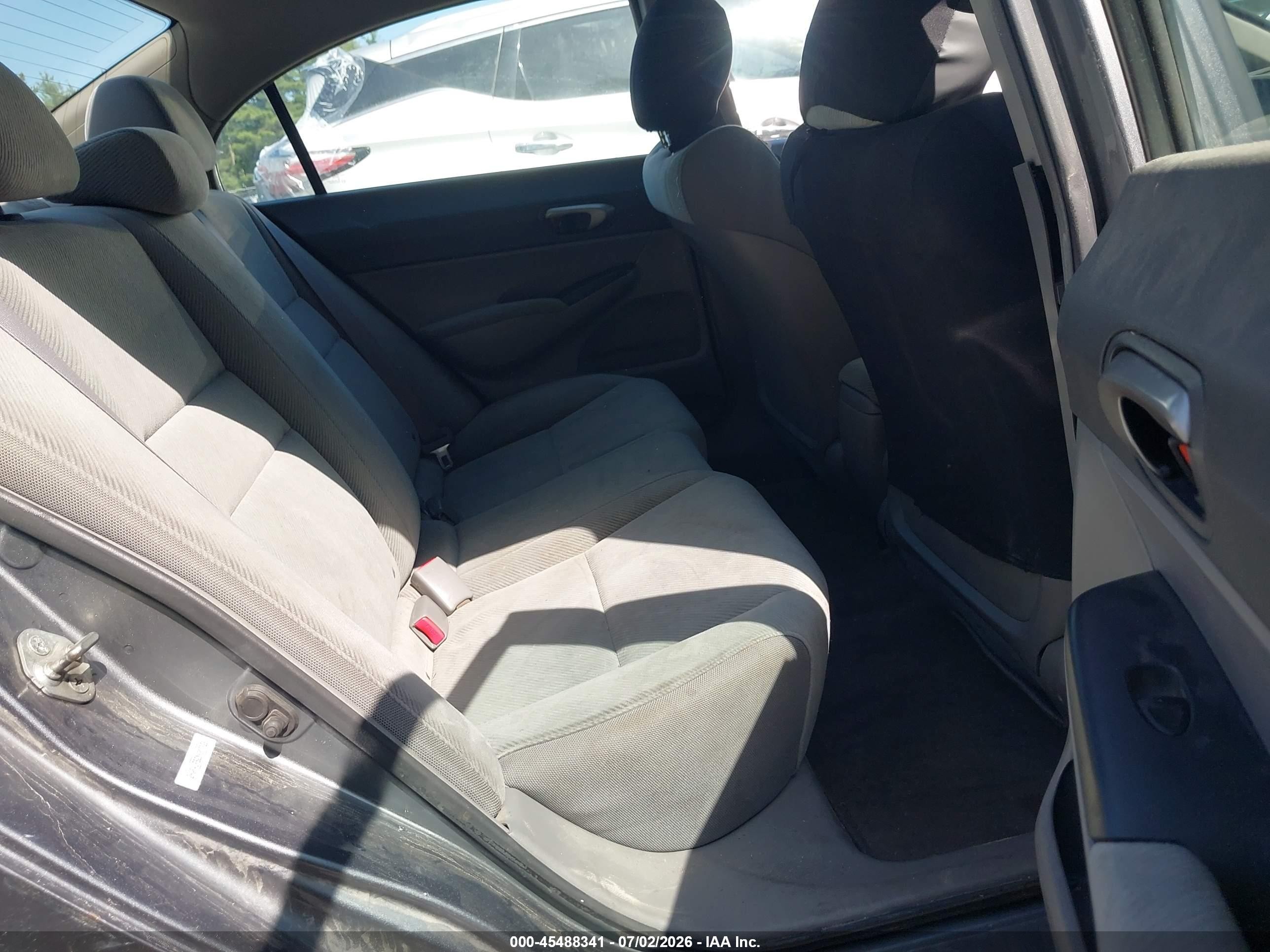 2011 Honda Civic Lx Gray vin: 2HGFA1F52BH307928