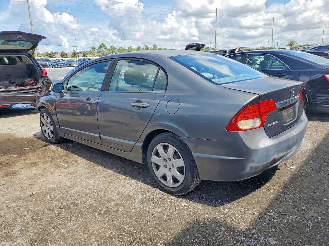 2011 Honda Civic Lx Gray vin: 2HGFA1F52BH307959