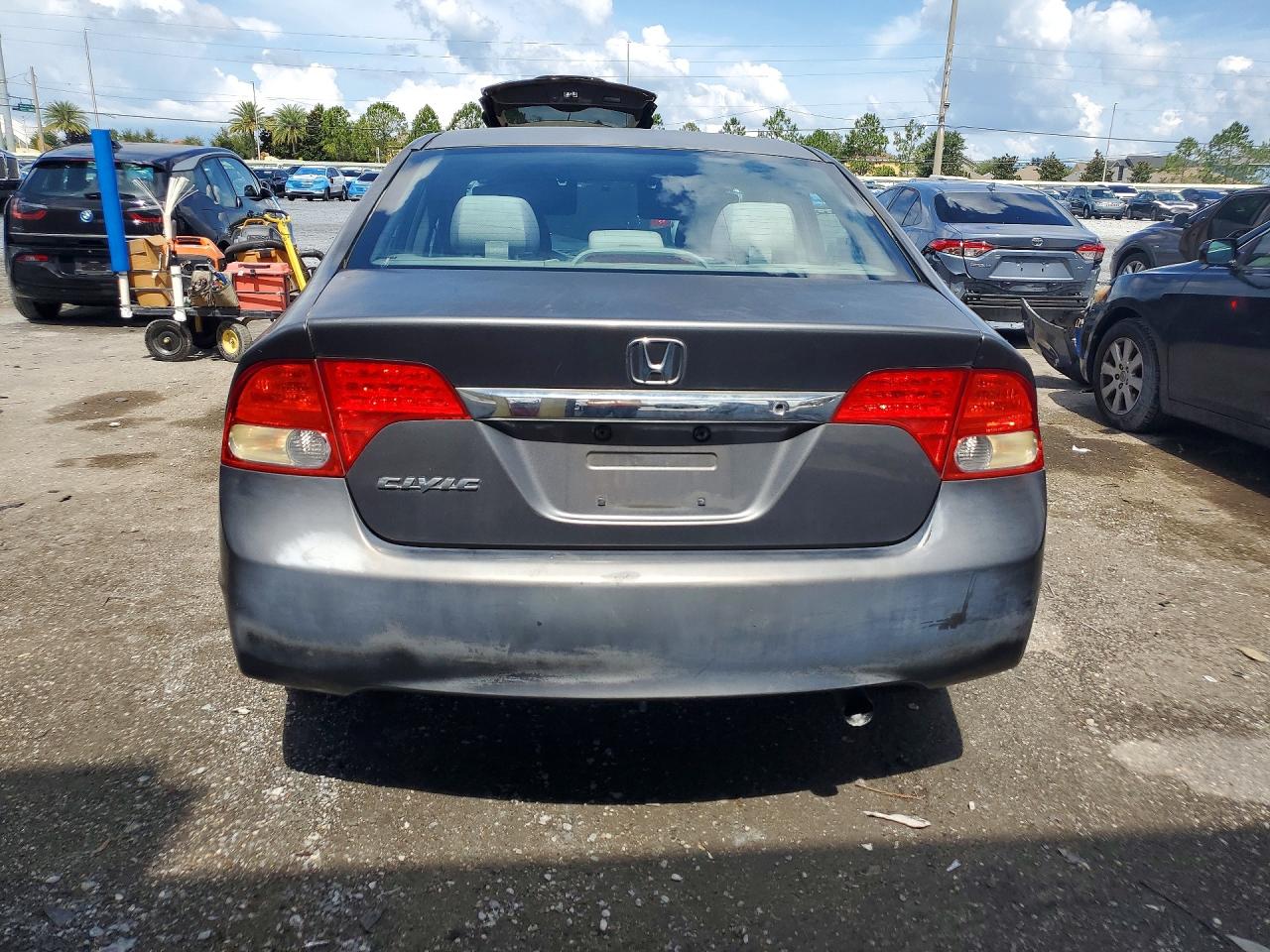 2011 Honda Civic Lx Gray vin: 2HGFA1F52BH307959
