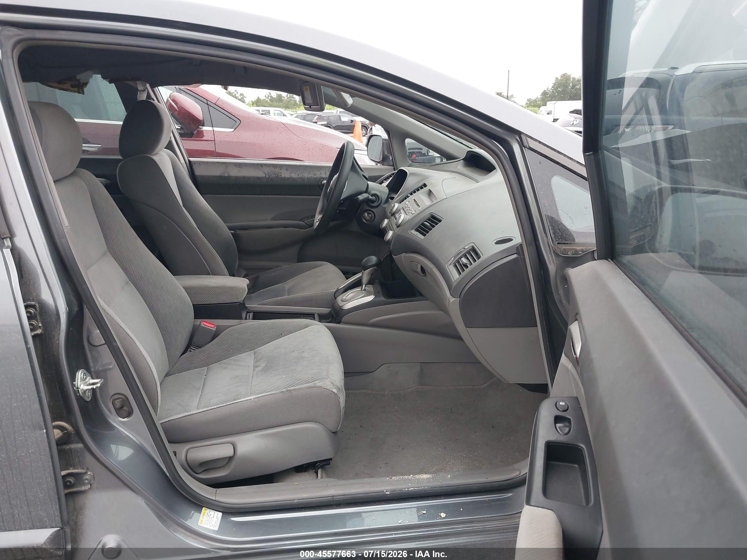 2011 Honda Civic Lx Gray vin: 2HGFA1F52BH308724
