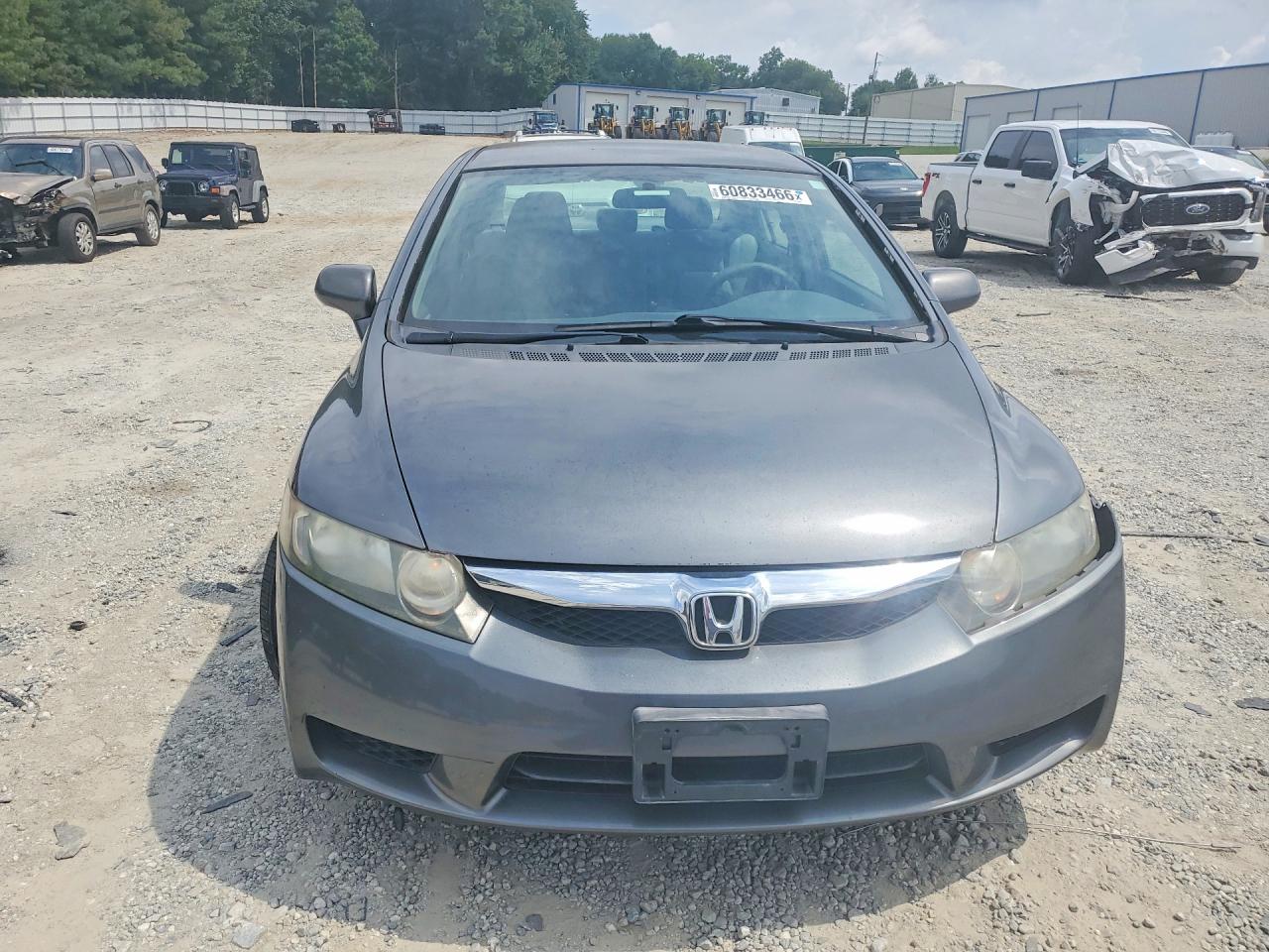 2011 Honda Civic Lx Gray vin: 2HGFA1F52BH309212