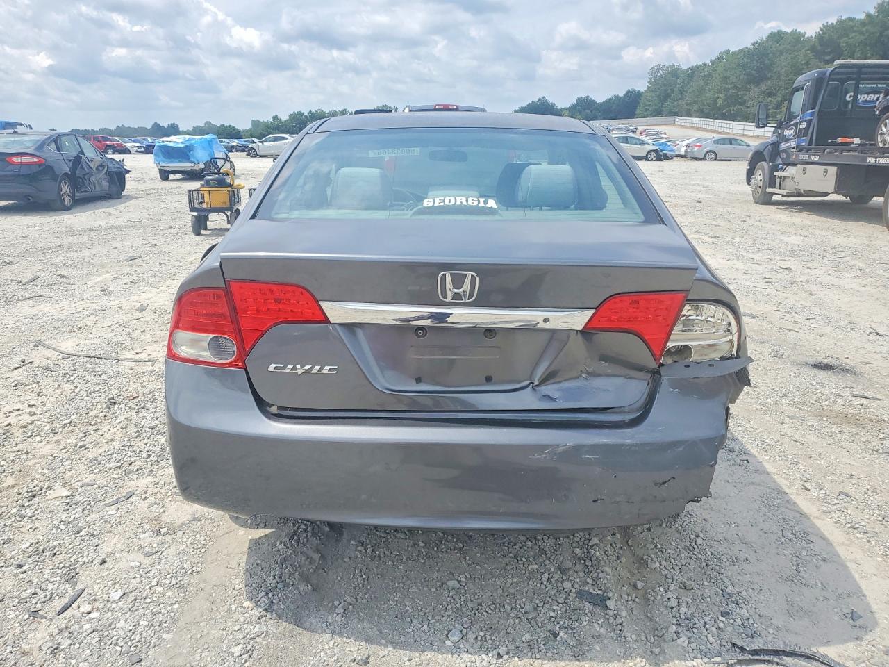 2011 Honda Civic Lx Gray vin: 2HGFA1F52BH309212