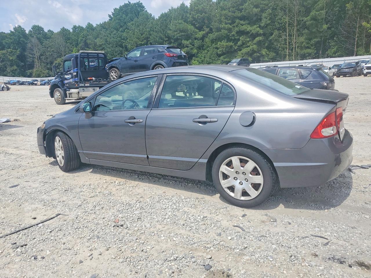 2011 Honda Civic Lx Gray vin: 2HGFA1F52BH309212