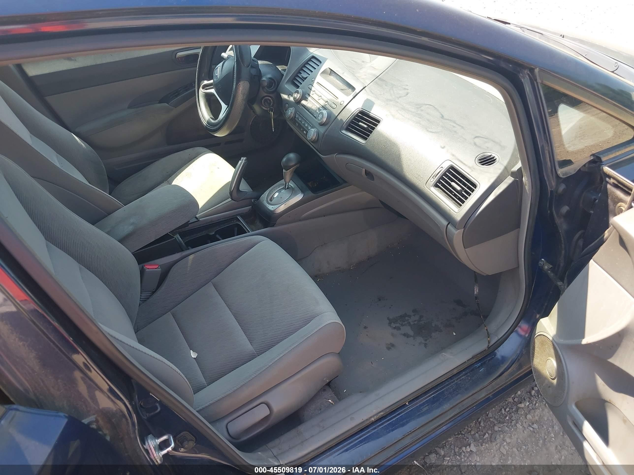 2011 Honda Civic Lx Синий vin: 2HGFA1F52BH535413