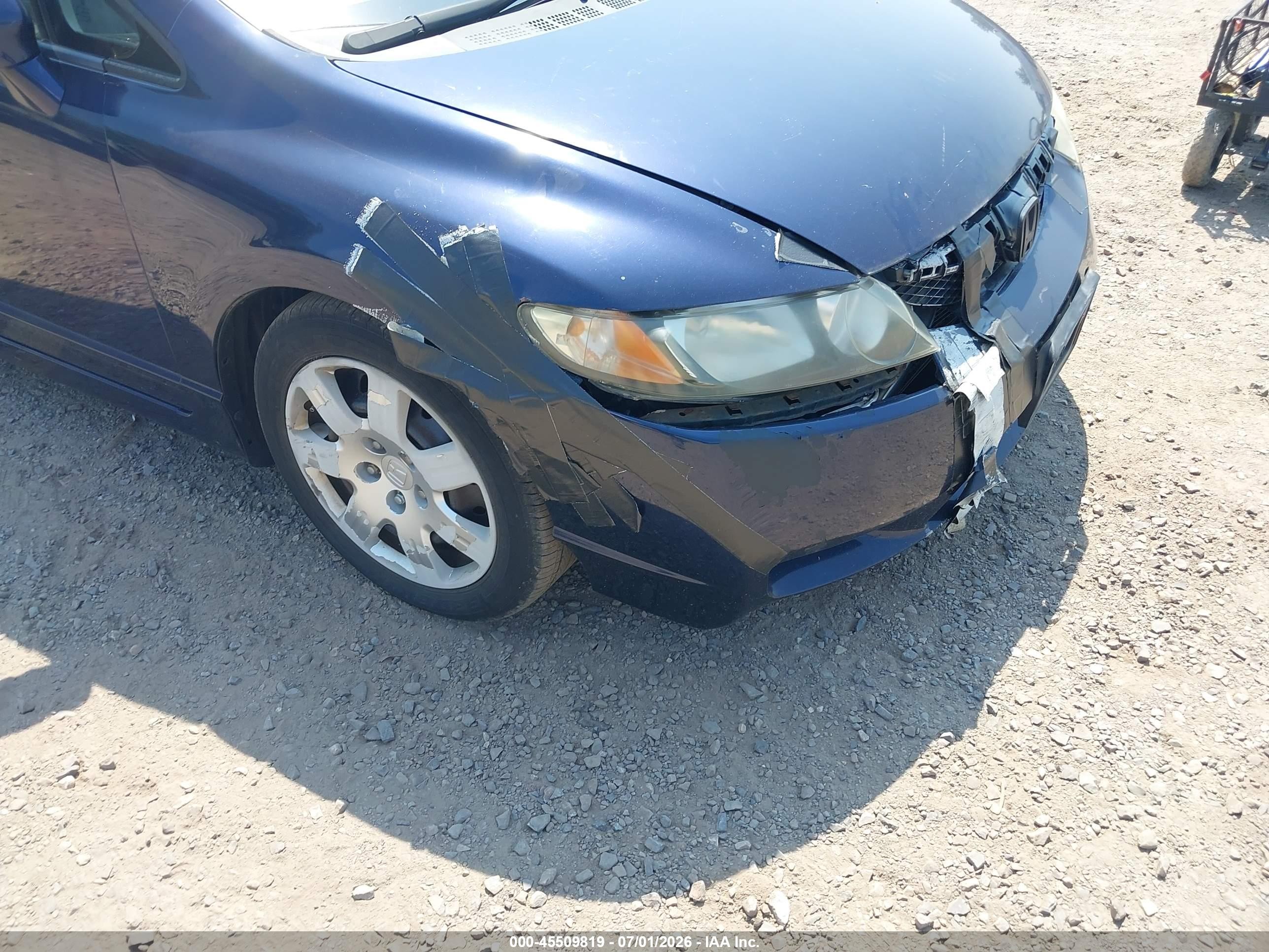 2011 Honda Civic Lx Синий vin: 2HGFA1F52BH535413