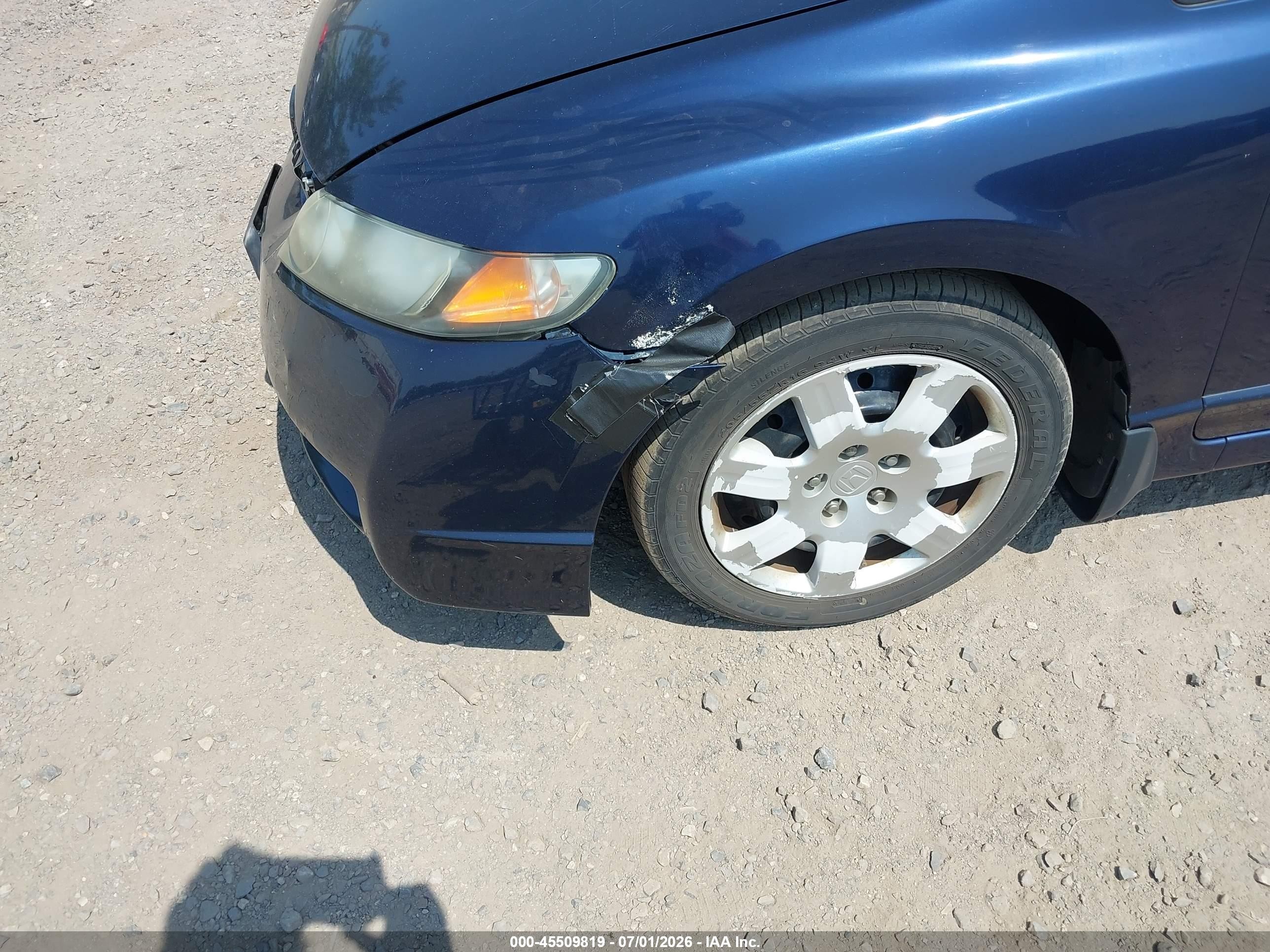 2011 Honda Civic Lx Синий vin: 2HGFA1F52BH535413