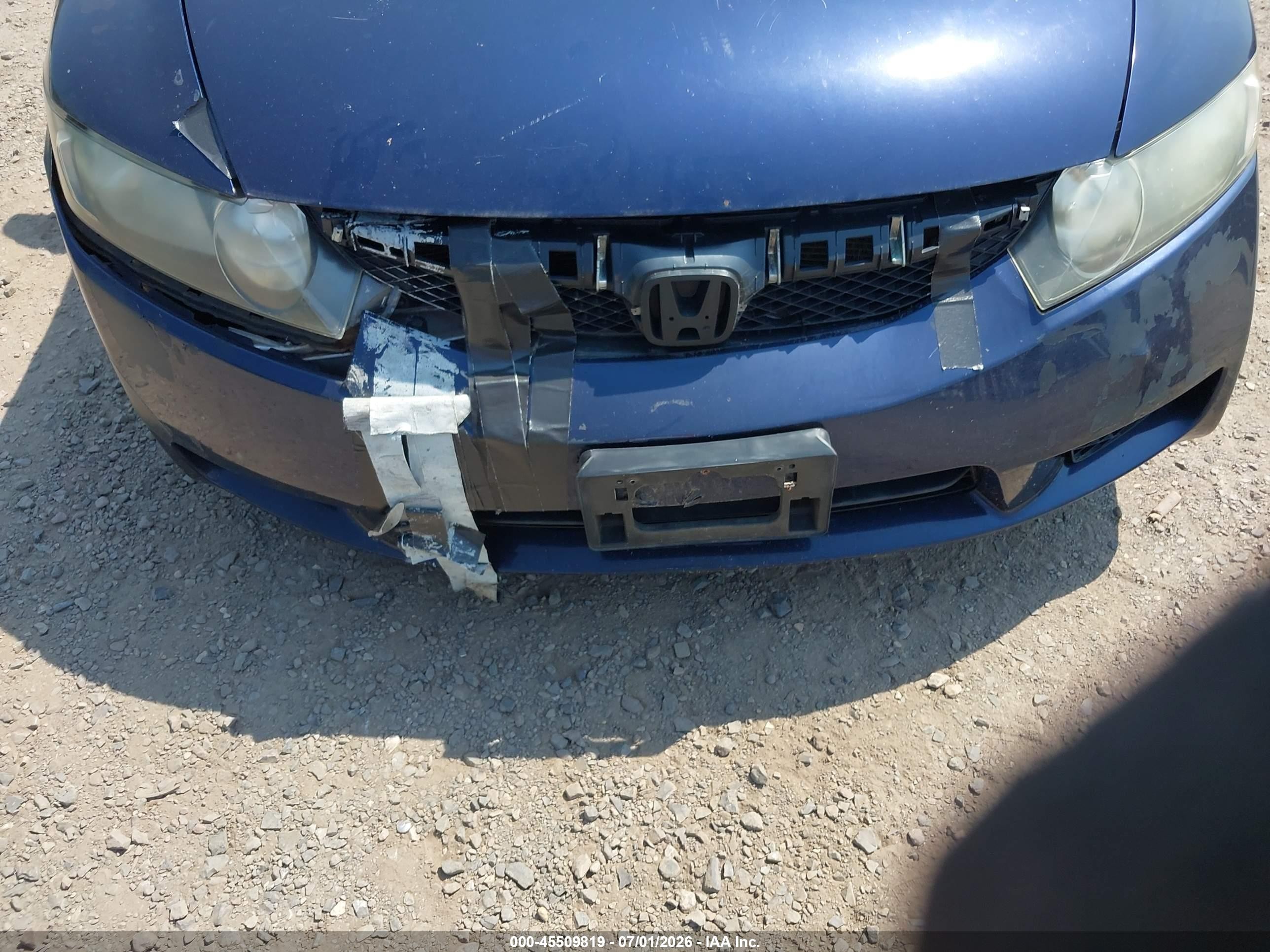 2011 Honda Civic Lx Синий vin: 2HGFA1F52BH535413
