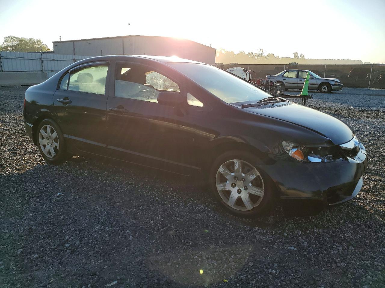 2010 Honda Civic Lx Black vin: 2HGFA1F53AH303837