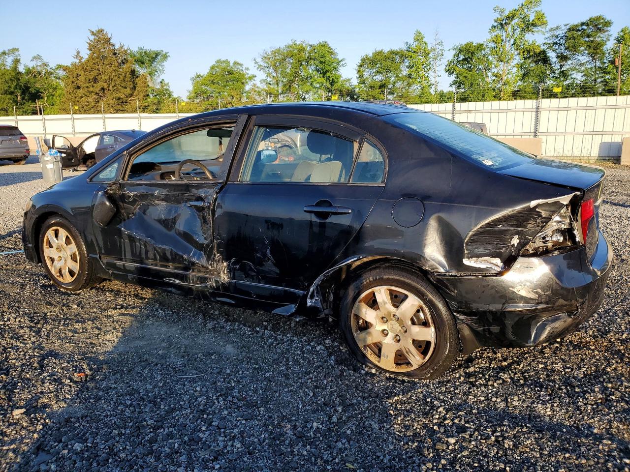 2010 Honda Civic Lx Black vin: 2HGFA1F53AH303837