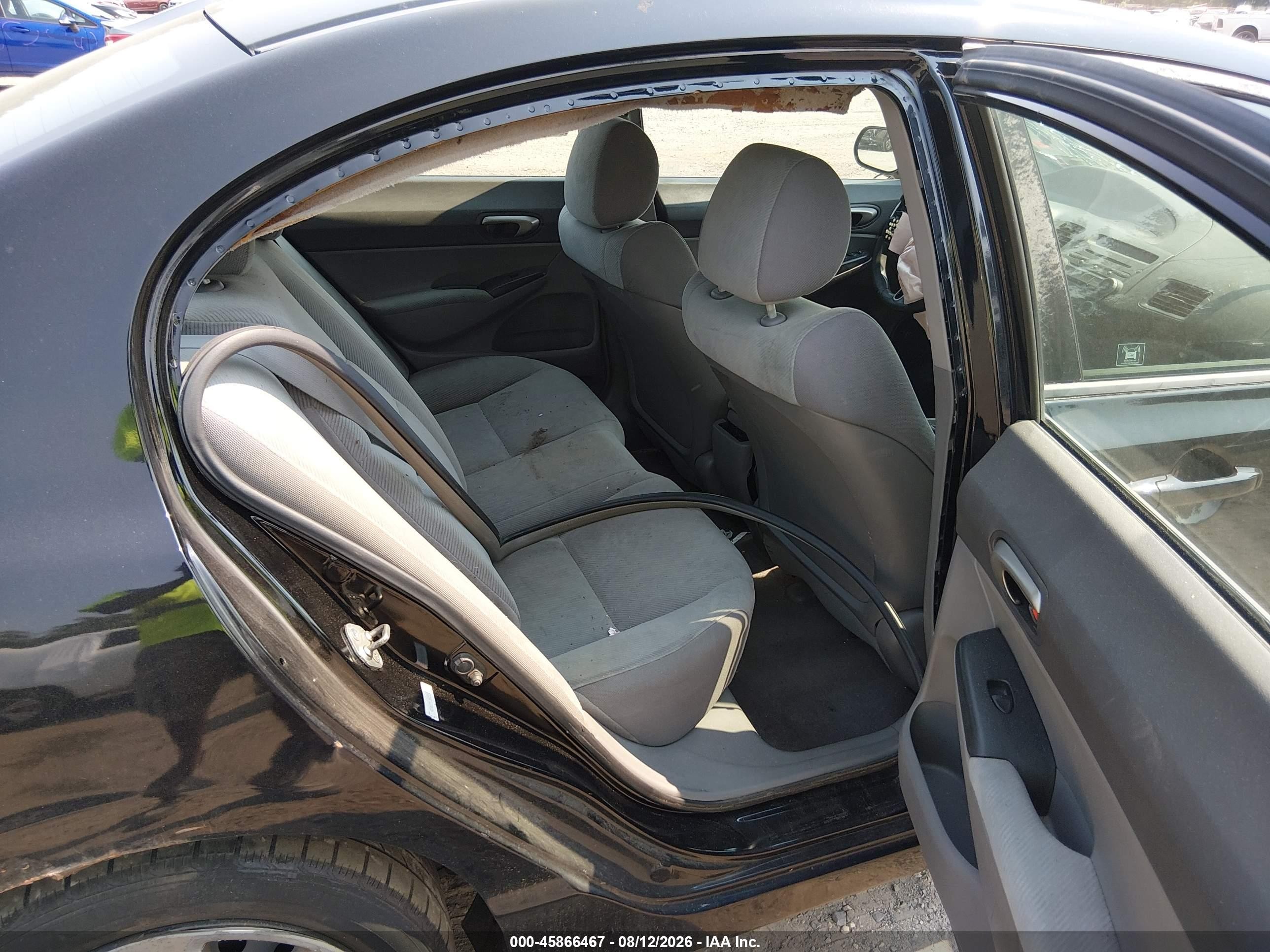 2010 Honda Civic Lx Black vin: 2HGFA1F53AH305183