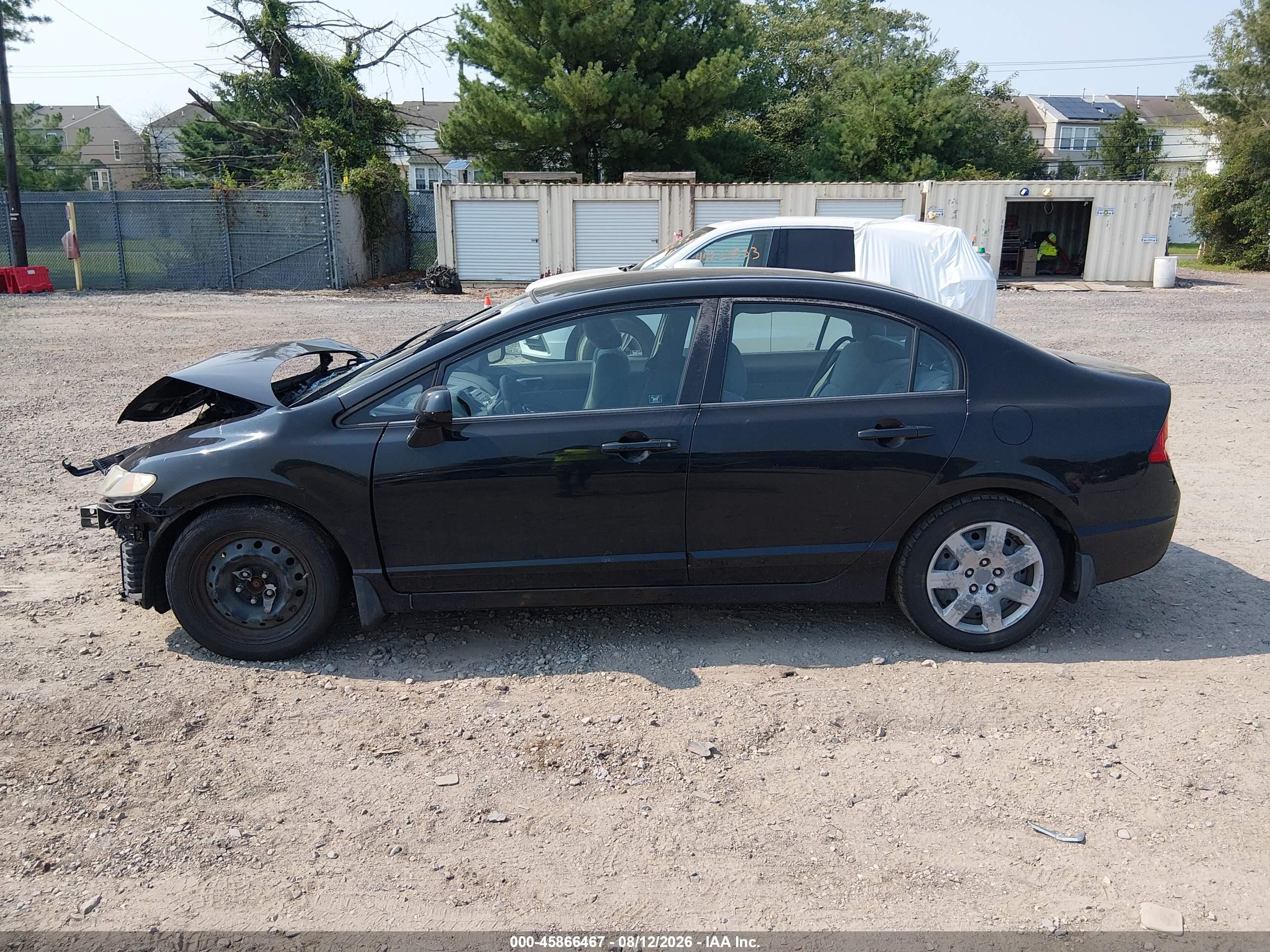2010 Honda Civic Lx Black vin: 2HGFA1F53AH305183
