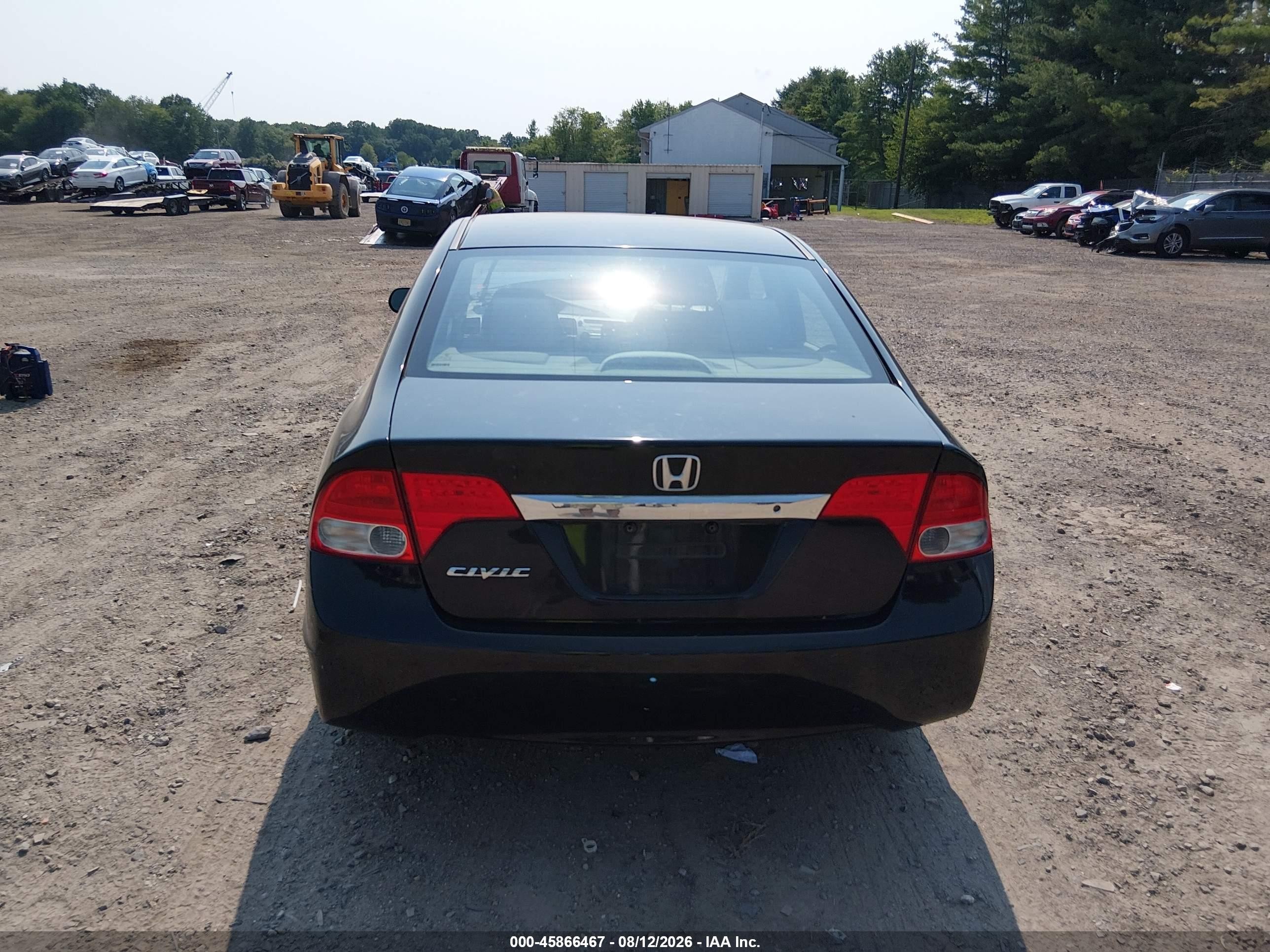2010 Honda Civic Lx Black vin: 2HGFA1F53AH305183