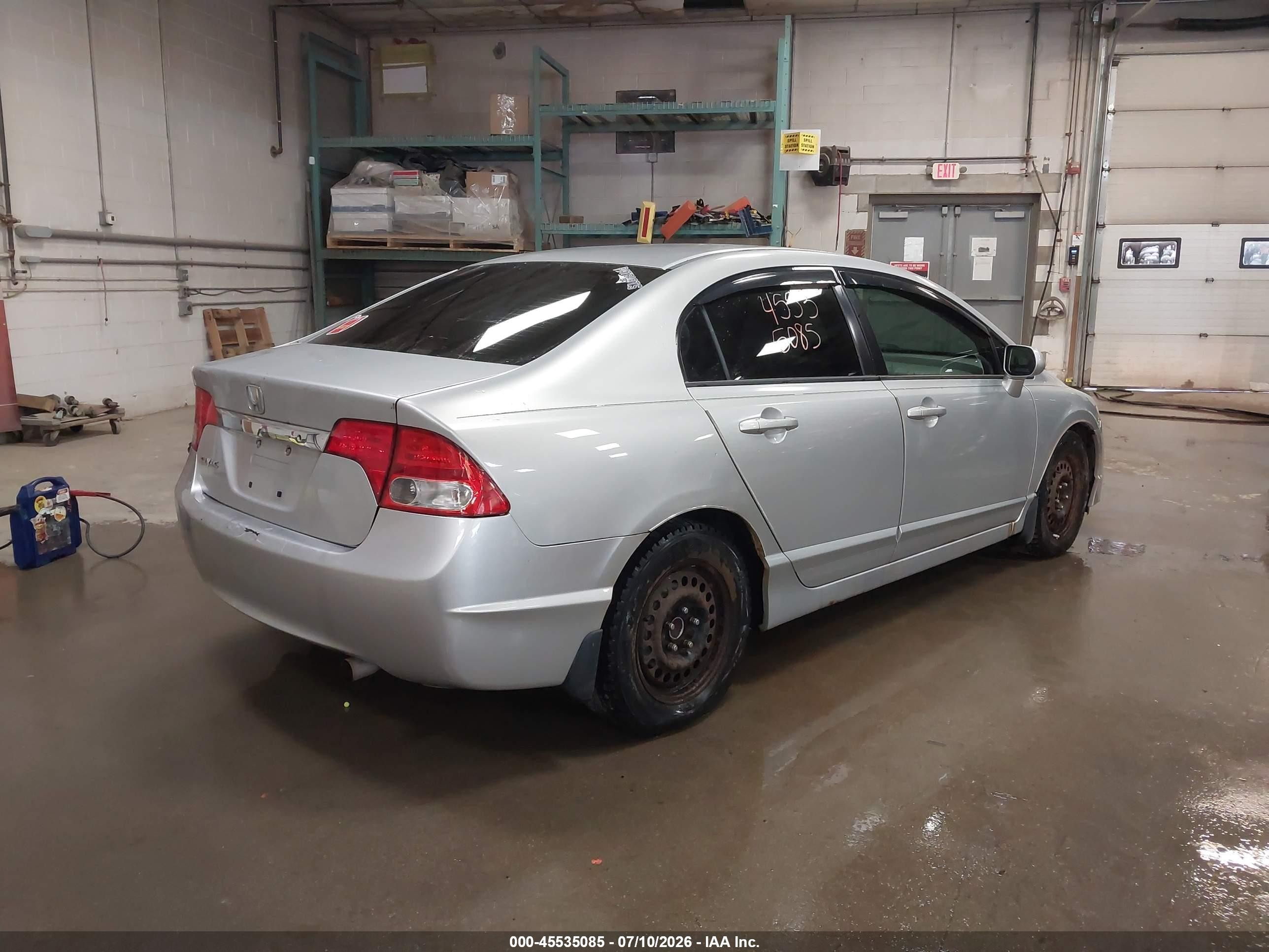 2010 Honda Civic Lx Серебряный vin: 2HGFA1F53AH308116