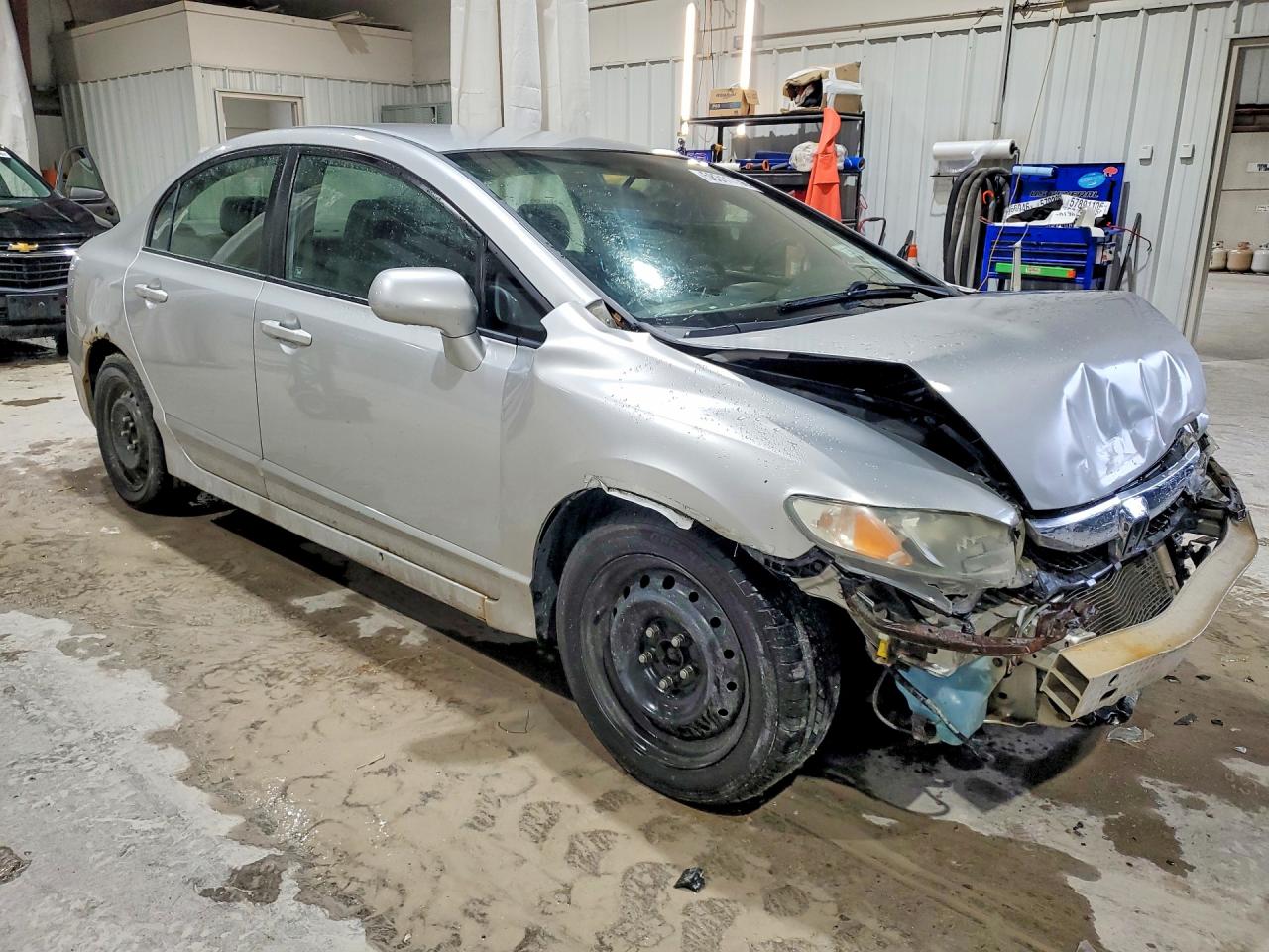 2010 Honda Civic Lx Silver vin: 2HGFA1F53AH314921