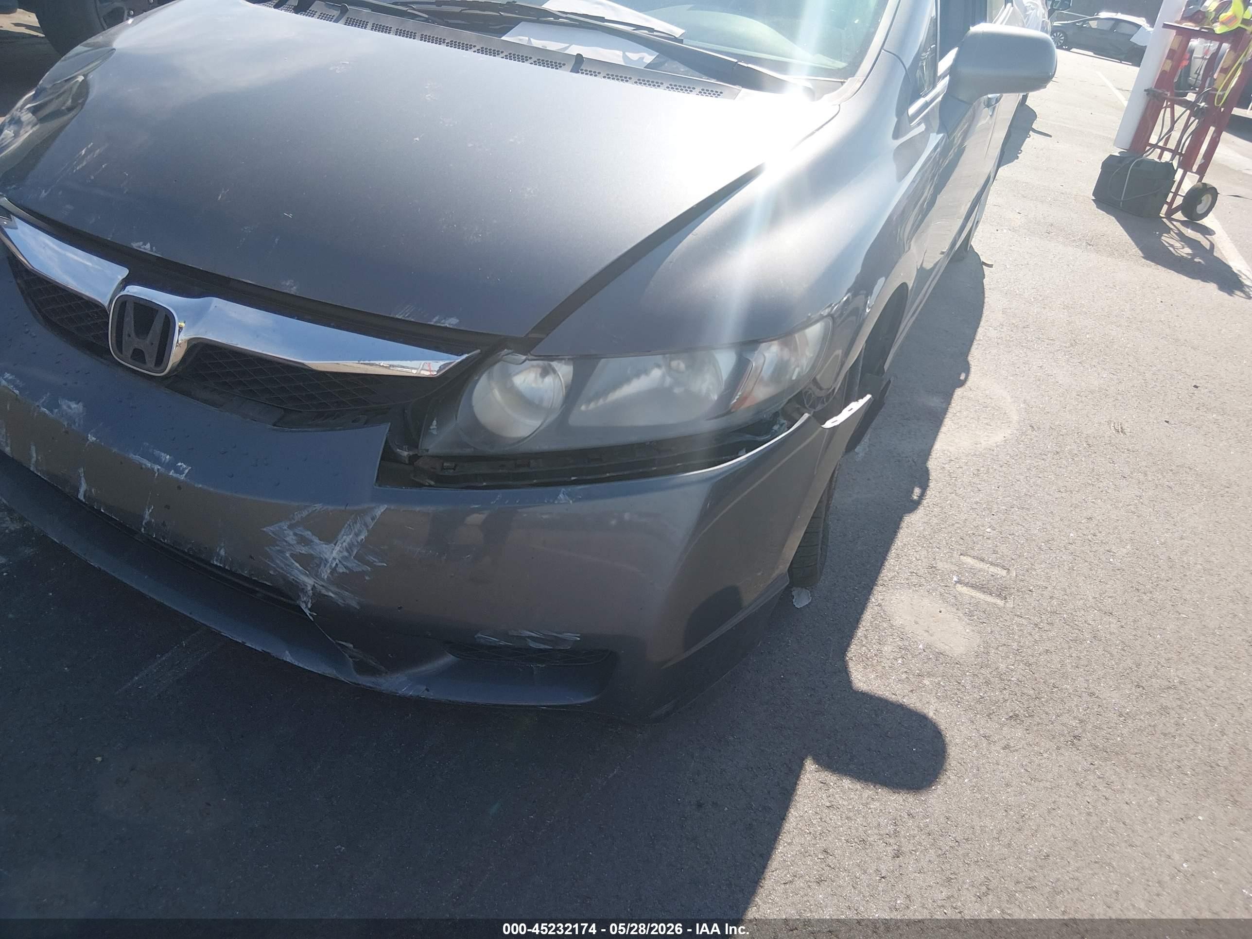 2010 Honda Civic Lx Blue vin: 2HGFA1F53AH319827
