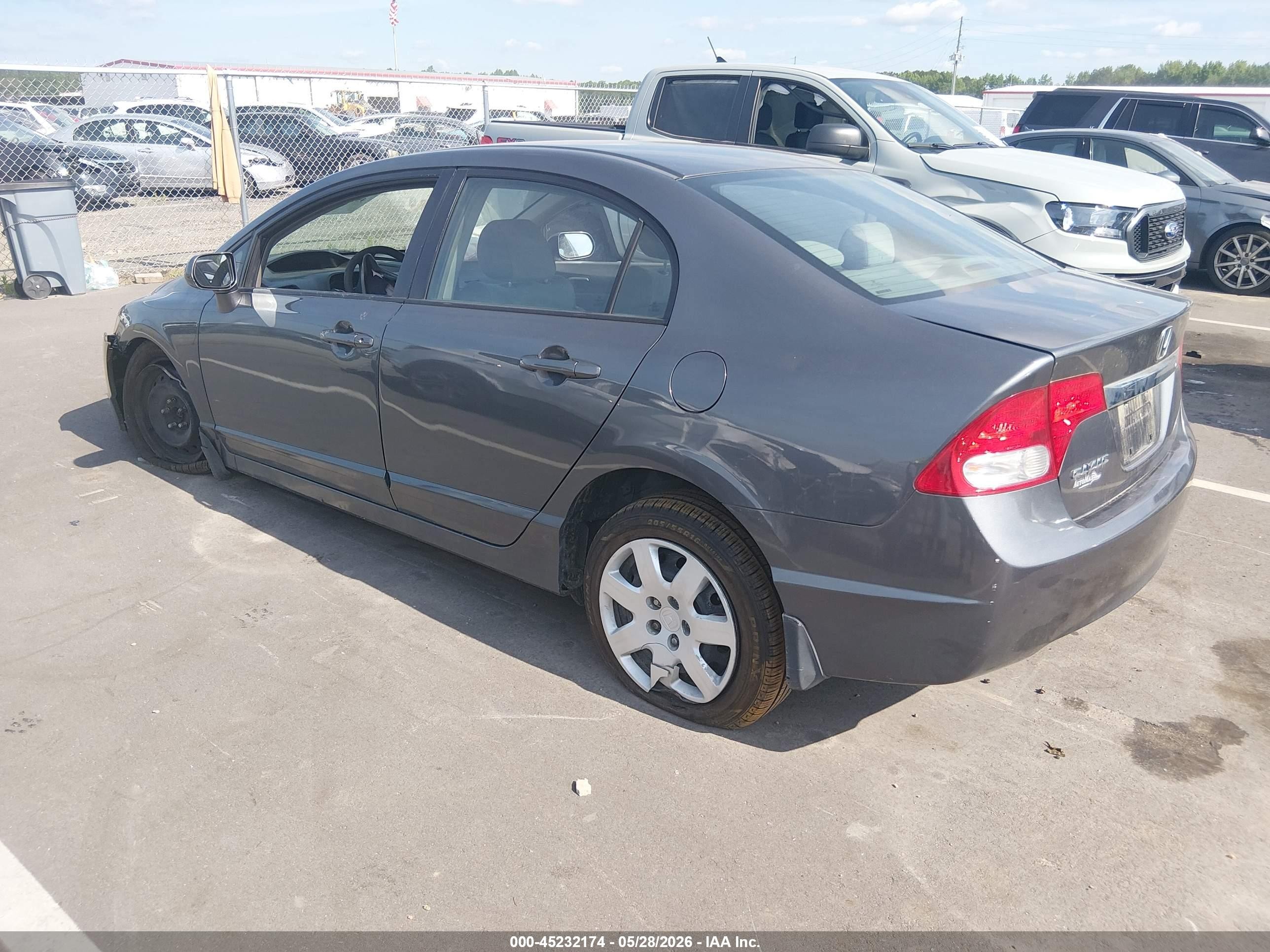 2010 Honda Civic Lx Blue vin: 2HGFA1F53AH319827