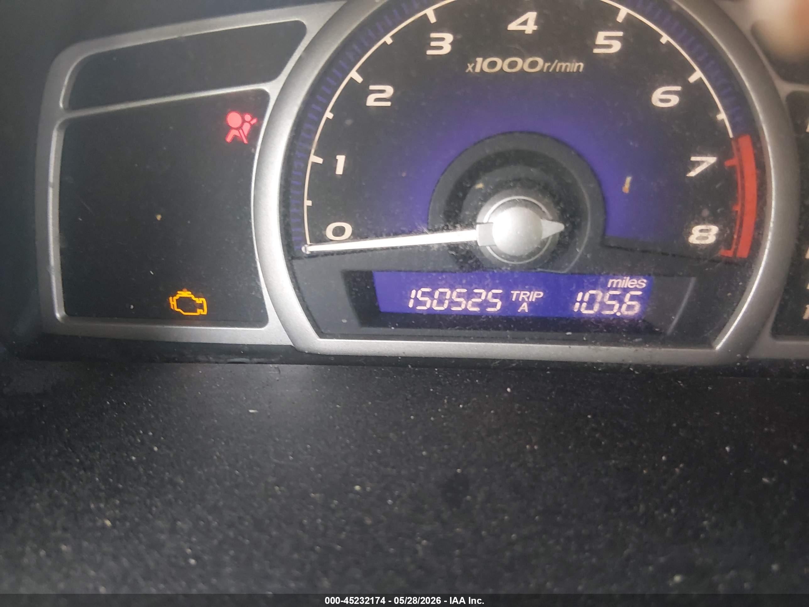 2010 Honda Civic Lx Blue vin: 2HGFA1F53AH319827