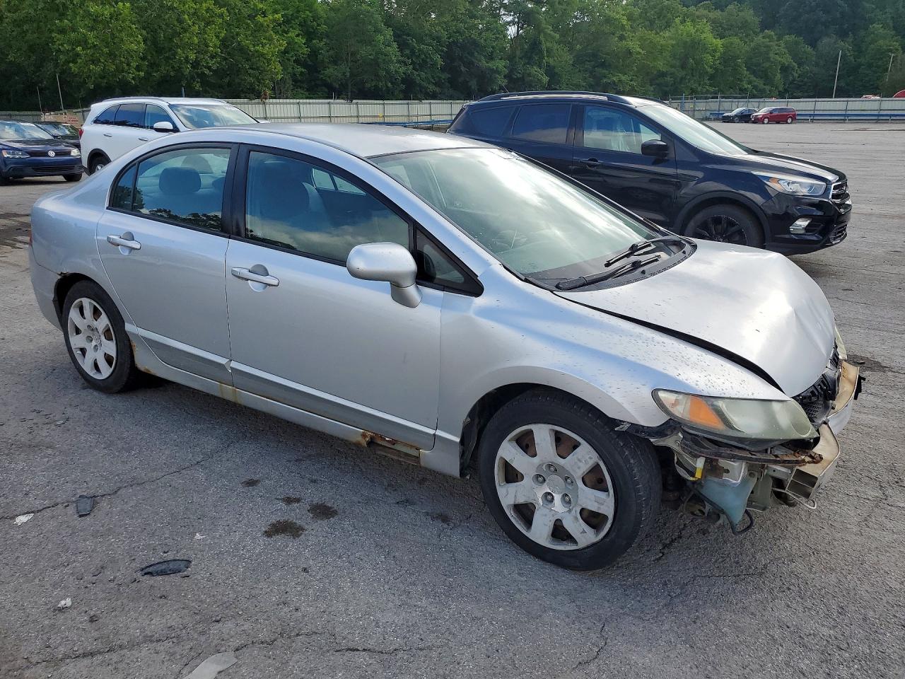 2010 Honda Civic Lx Silver vin: 2HGFA1F53AH324817