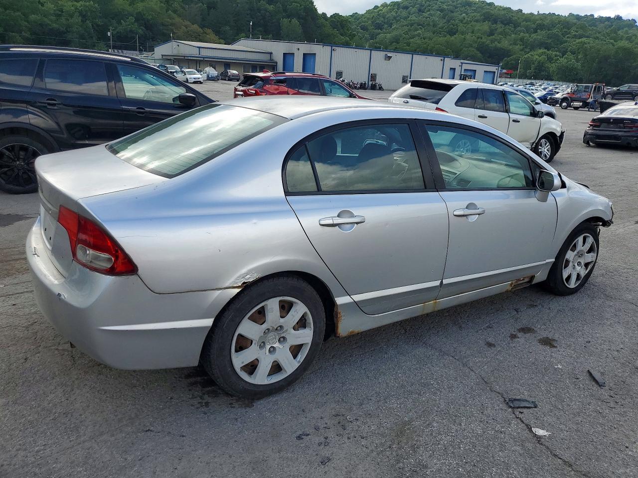 2010 Honda Civic Lx Silver vin: 2HGFA1F53AH324817