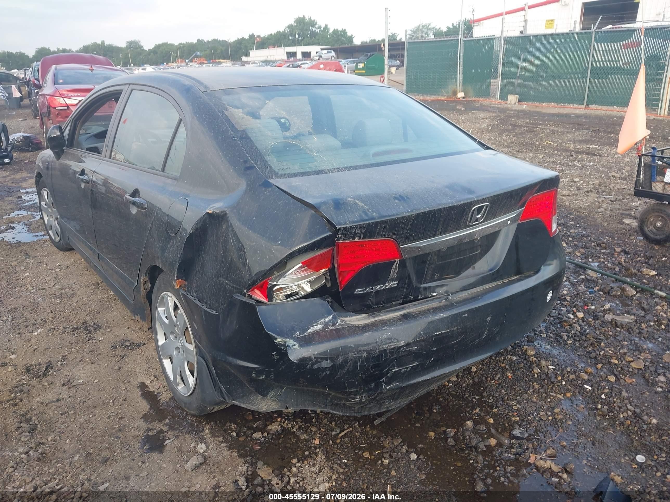 2010 Honda Civic Lx Black vin: 2HGFA1F53AH325031