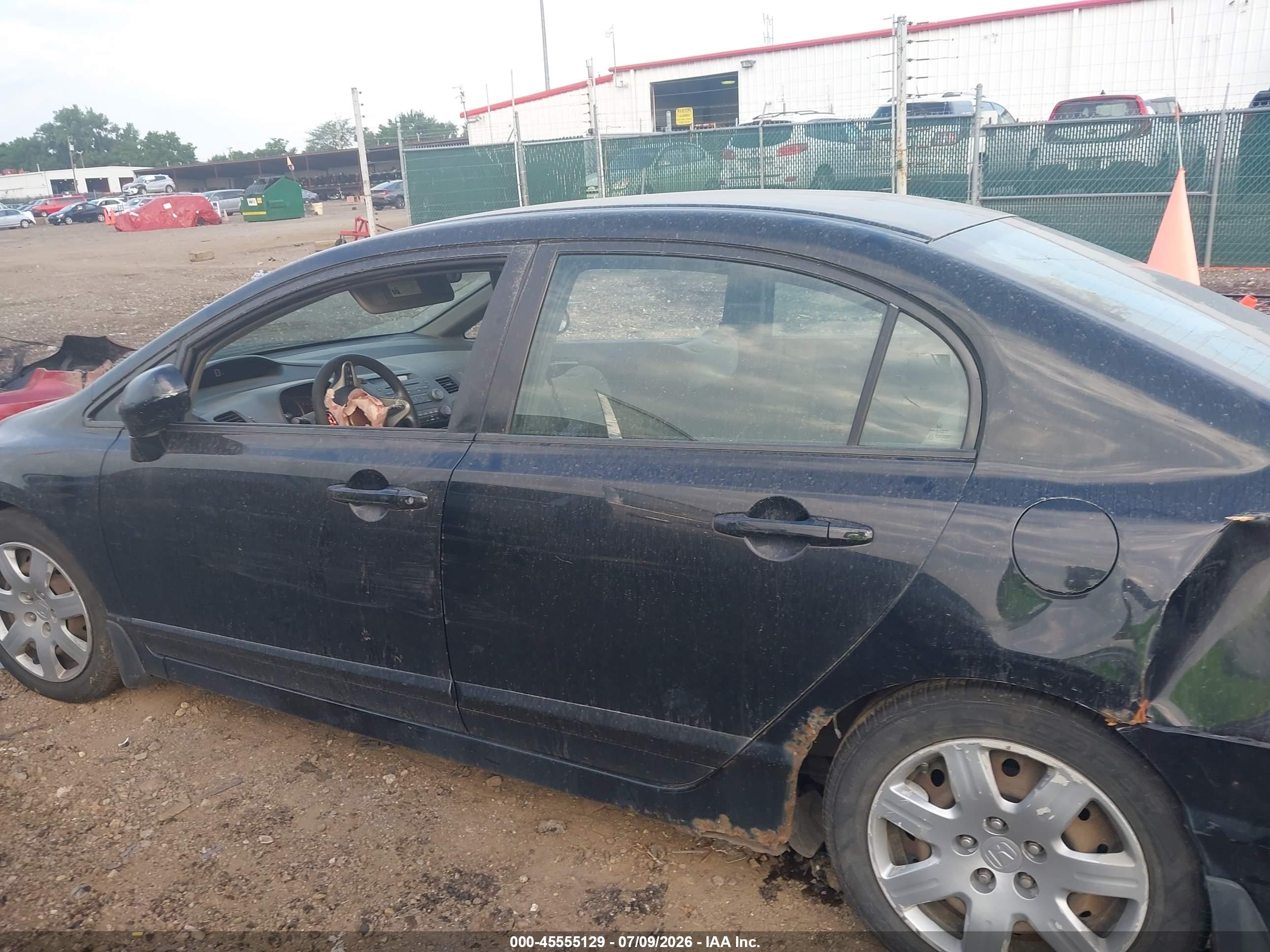 2010 Honda Civic Lx Black vin: 2HGFA1F53AH325031
