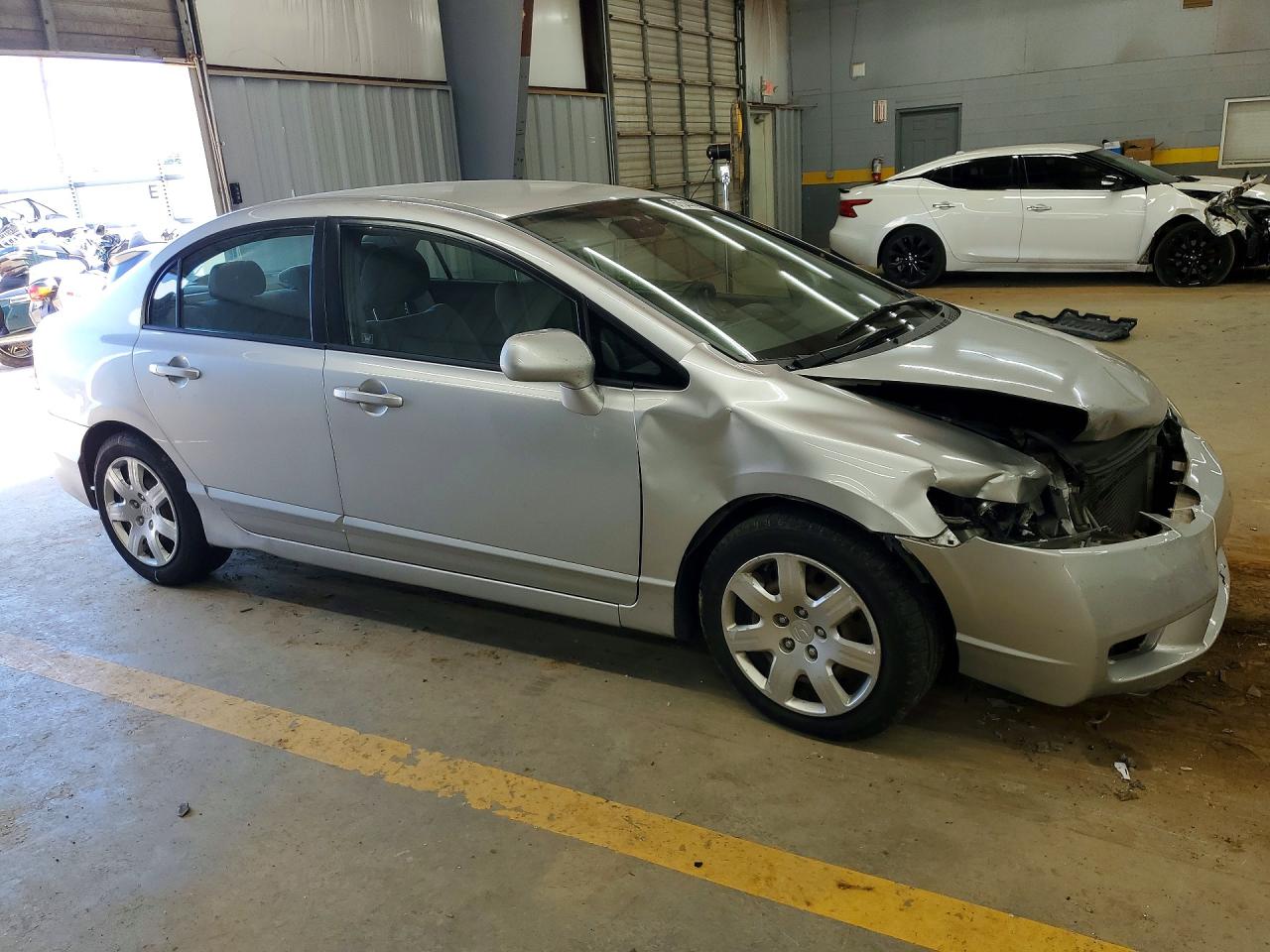 2010 Honda Civic Lx Silver vin: 2HGFA1F53AH329631