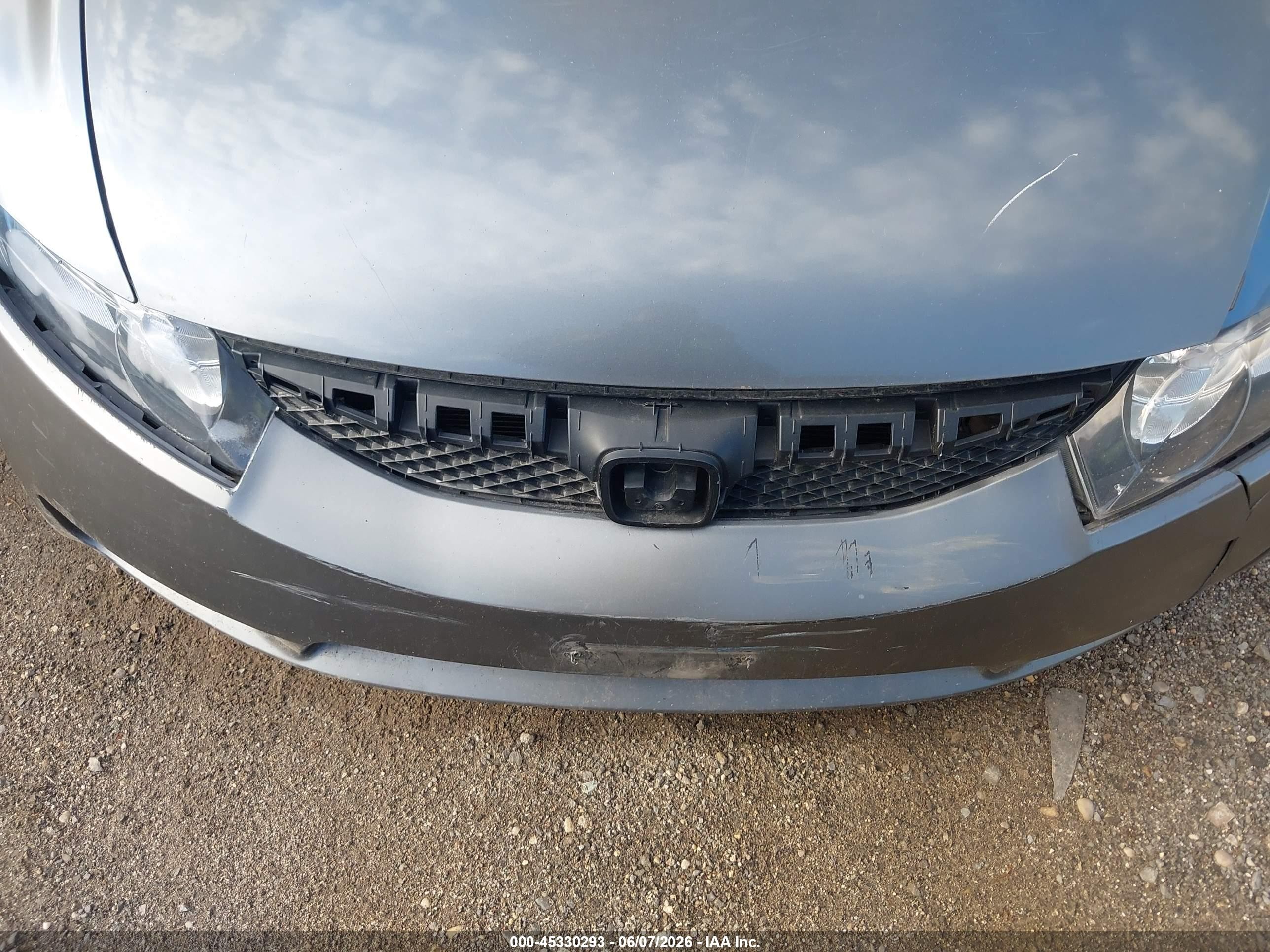 2010 Honda Civic Lx Gray vin: 2HGFA1F53AH331377