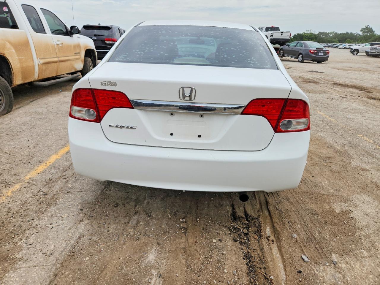 2010 Honda Civic Lx White vin: 2HGFA1F53AH515475