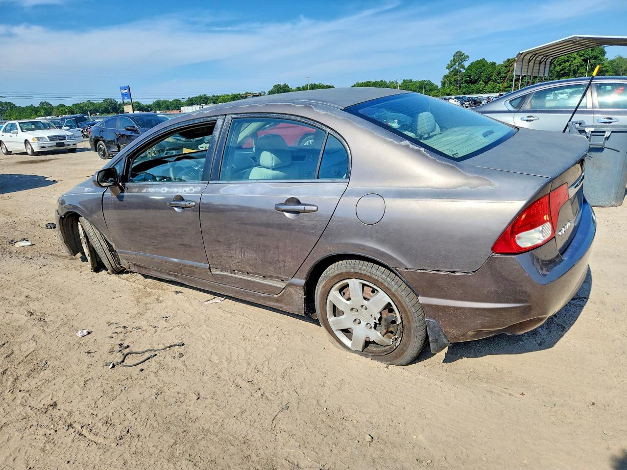 2010 Honda Civic Lx Серый vin: 2HGFA1F53AH521034
