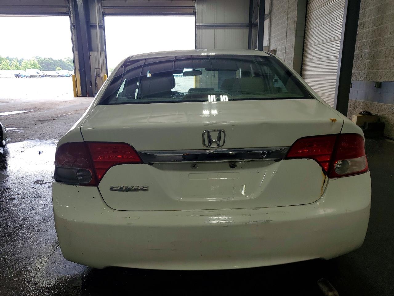 2010 Honda Civic Lx White vin: 2HGFA1F53AH523043