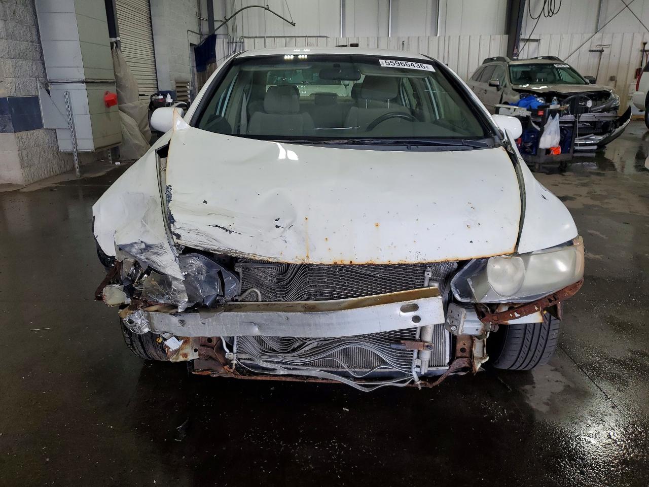 2010 Honda Civic Lx White vin: 2HGFA1F53AH523043