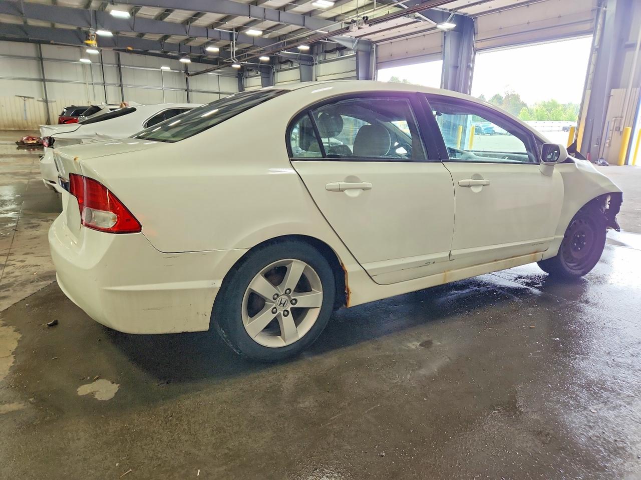2010 Honda Civic Lx White vin: 2HGFA1F53AH523043